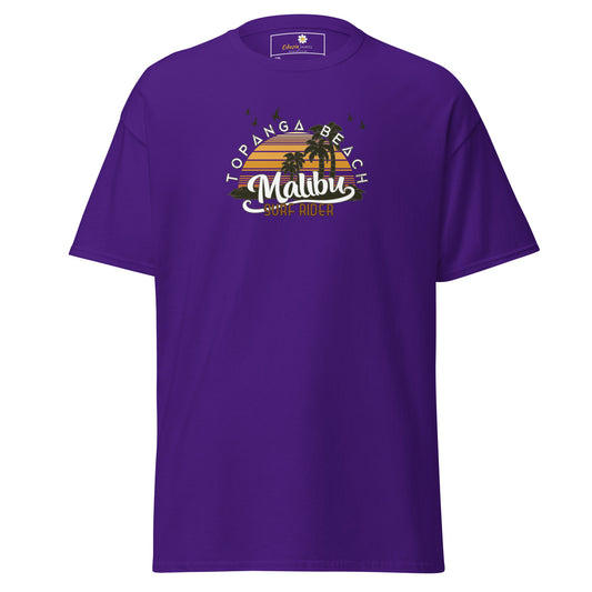 T-shirt classique homme - SUMMER MALIBU SURF RIDER - GRAND