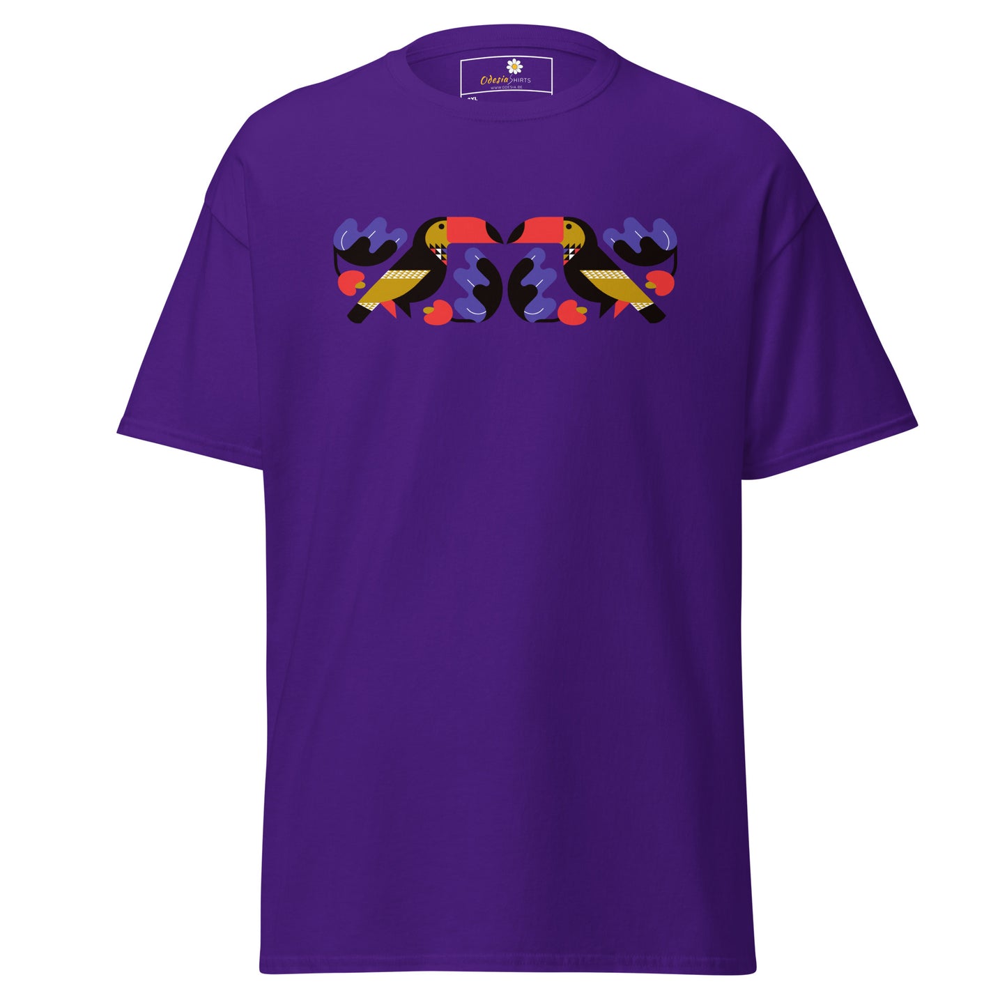 T-shirt classique pour homme - WILDLIFE ABSTRACT TOUCAN MIRROR - BIG