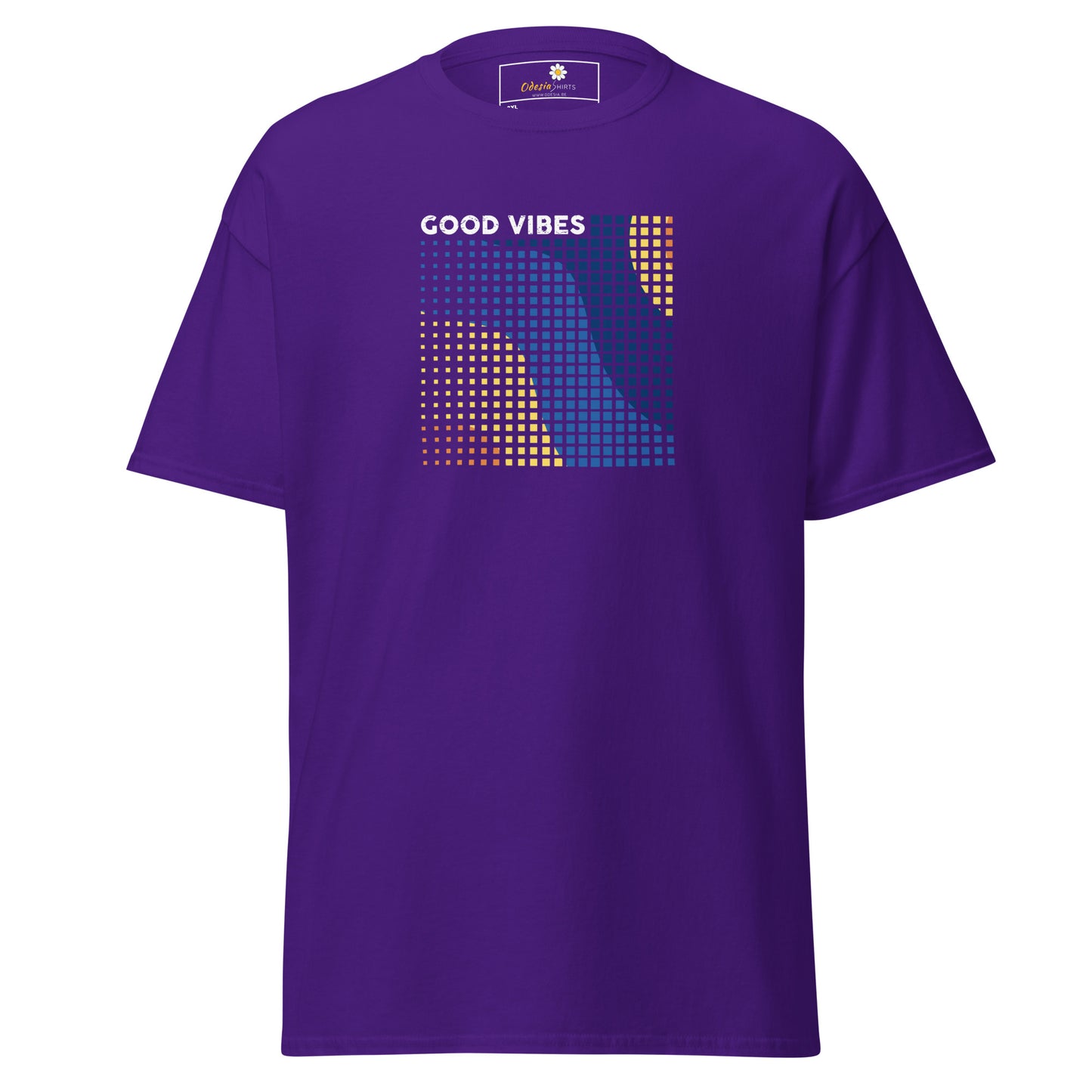 Unisex classic t-shirt - ABSTRACT GOOD VIBES - BIG