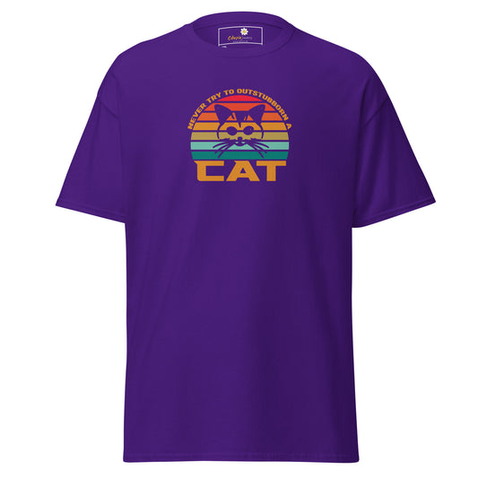 T-shirt classique unisexe - LES ANIMAUX NE TENTENT JAMAIS UN CHAT - GRAND