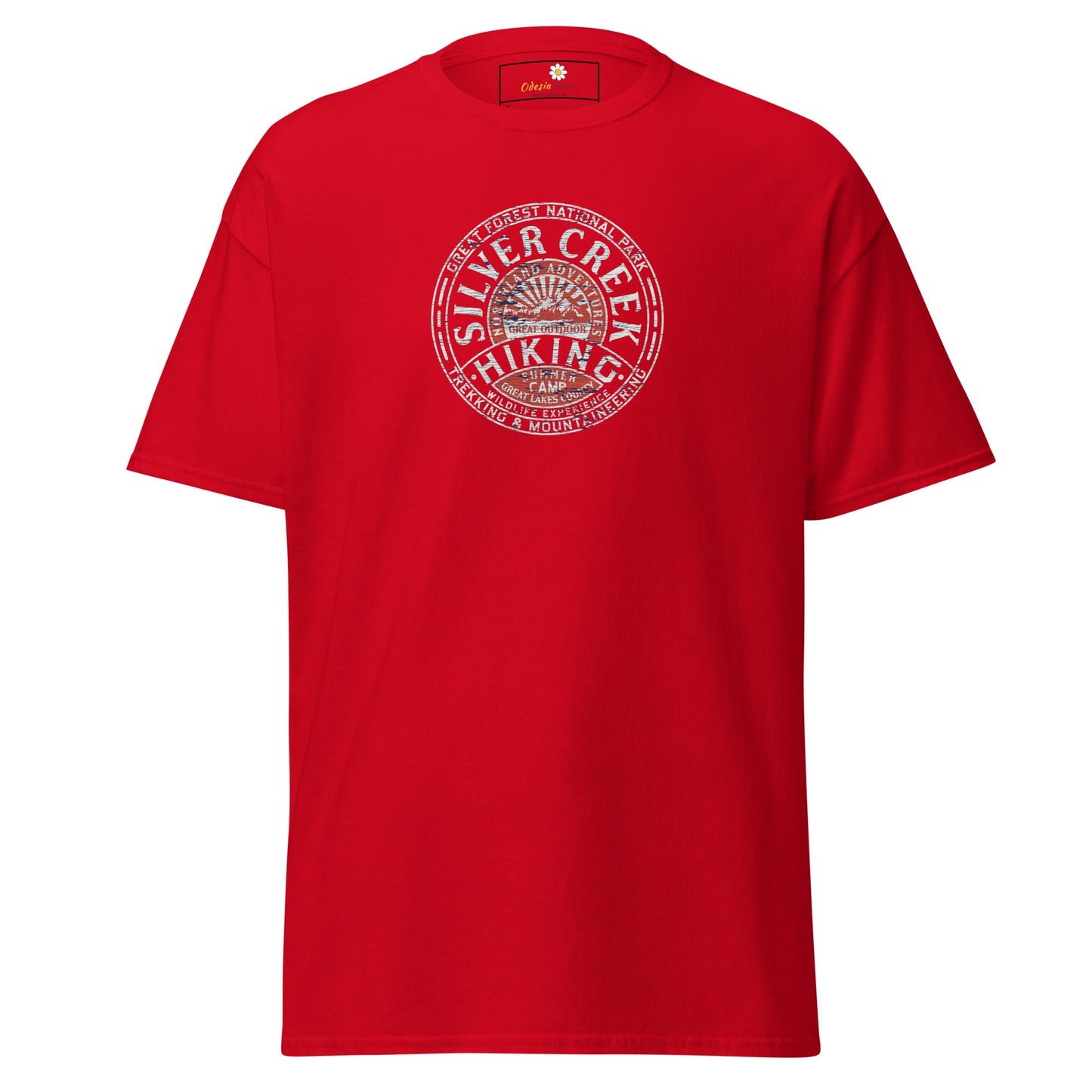 Heren klassiek T-shirt - ADVENTURE SILVER CREEK HIKING - REGULAR