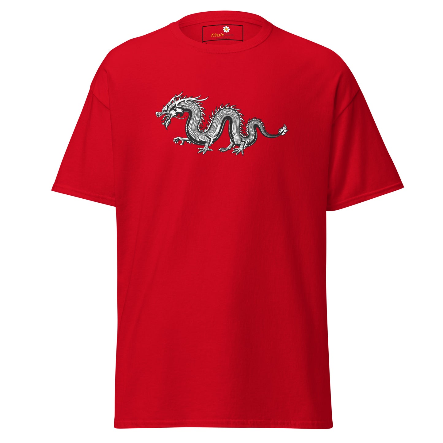 T-shirt classique unisexe - DRAGON GRIS MYSTIQUE - RÉGULIER