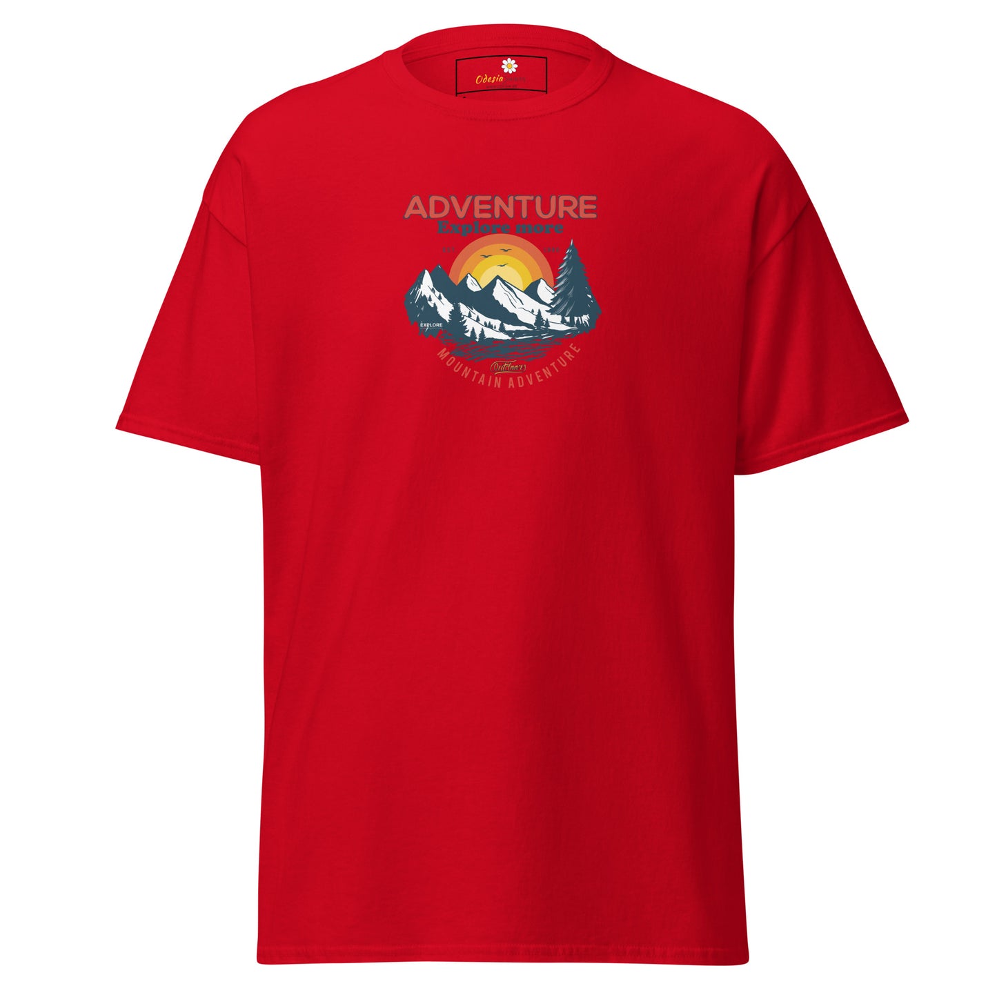 Unisex classic t-shirt - ADVENTURE EXPLORE MORE - REGULAR