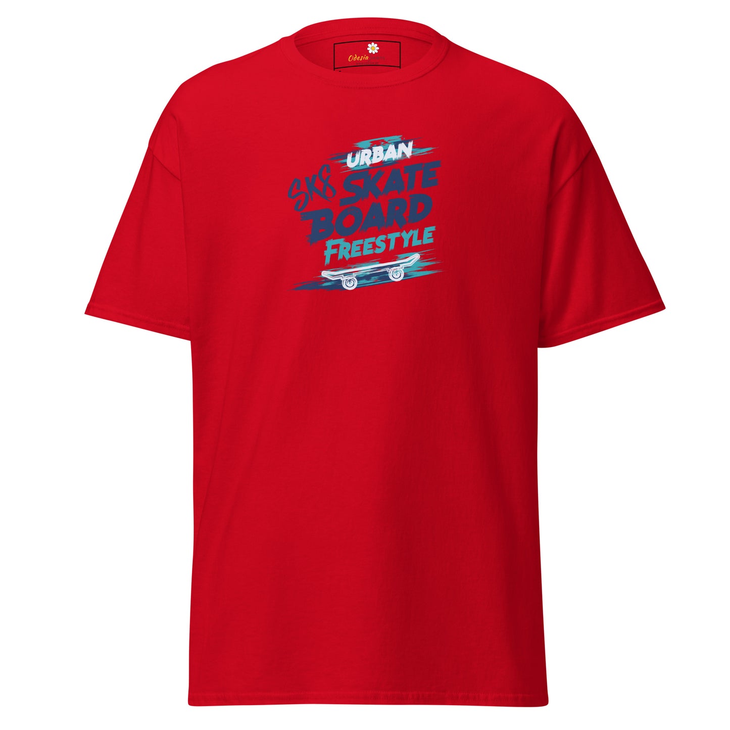 Unisex classic t-shirt - SPORT SKATEBOARD FREESTYLE - REGULAR