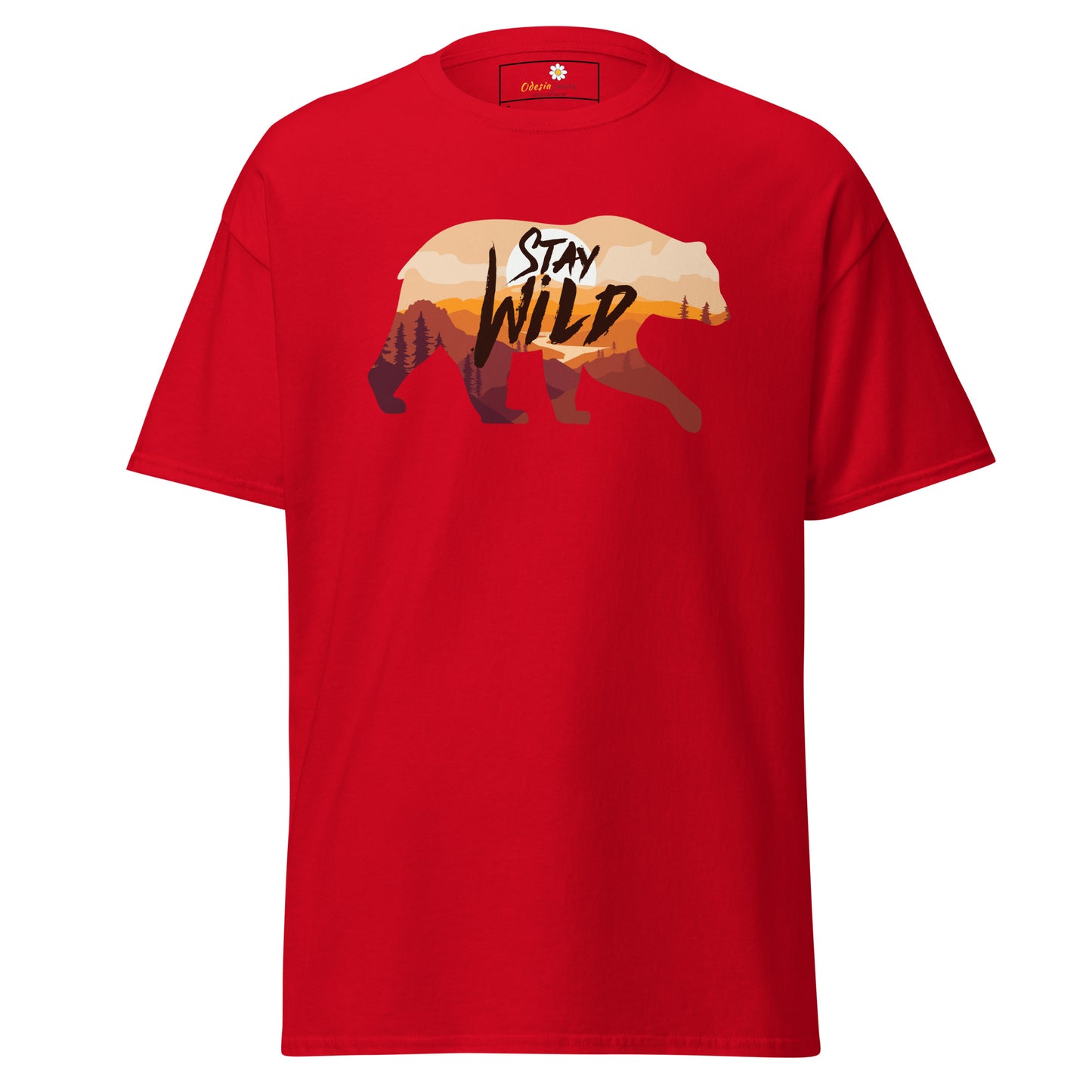 Unisex classic t-shirt - ADVENTURE WILD LIFE STAY WILD - REGULAR