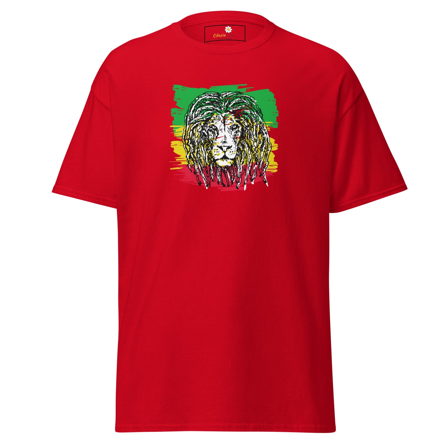 Unisex classic t-shirt - WILD LIFE MUSIC LION REGGAE - REGULAR