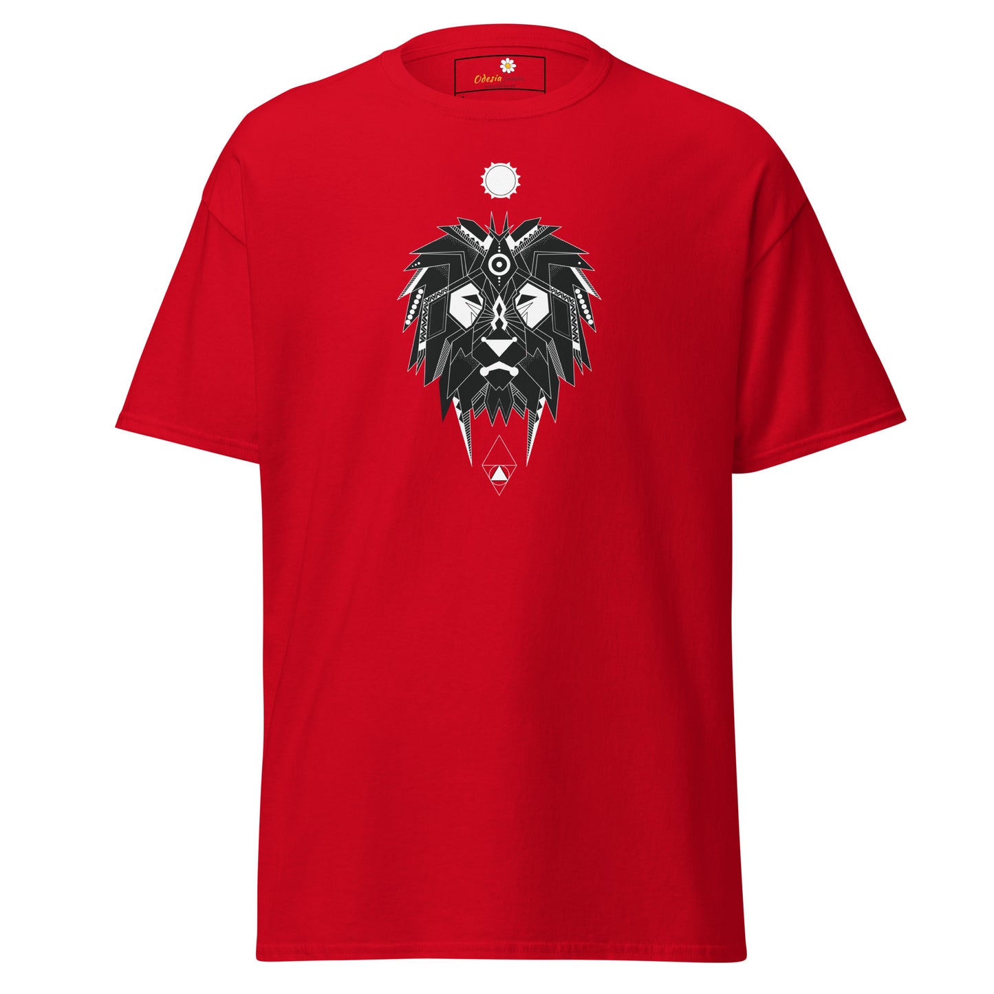 Unisex classic t-shirt - ABSTRACT MYSTIC LION HEAD - REGULAR