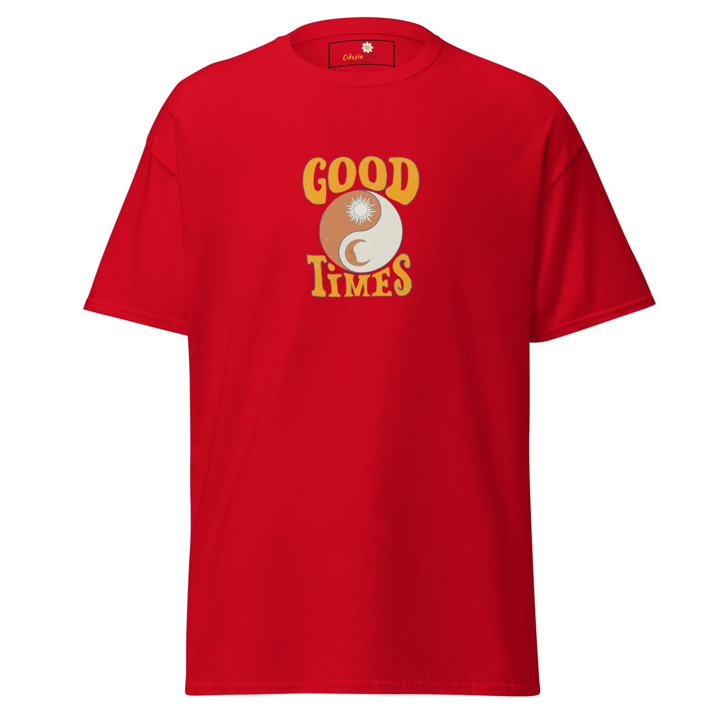 Unisex classic t-shirt - POSITIVE GOOD TIMES YIN YANG - REGULAR