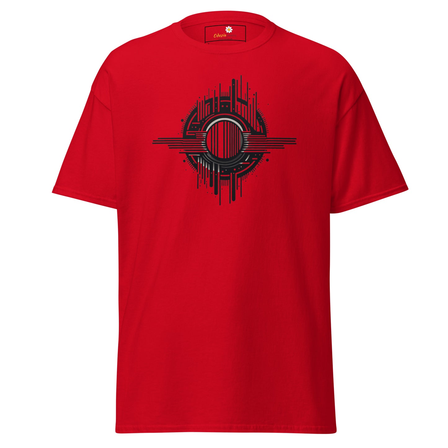 Unisex classic t-shirt - ABSTRACT SPHERE LINES - REGULAR