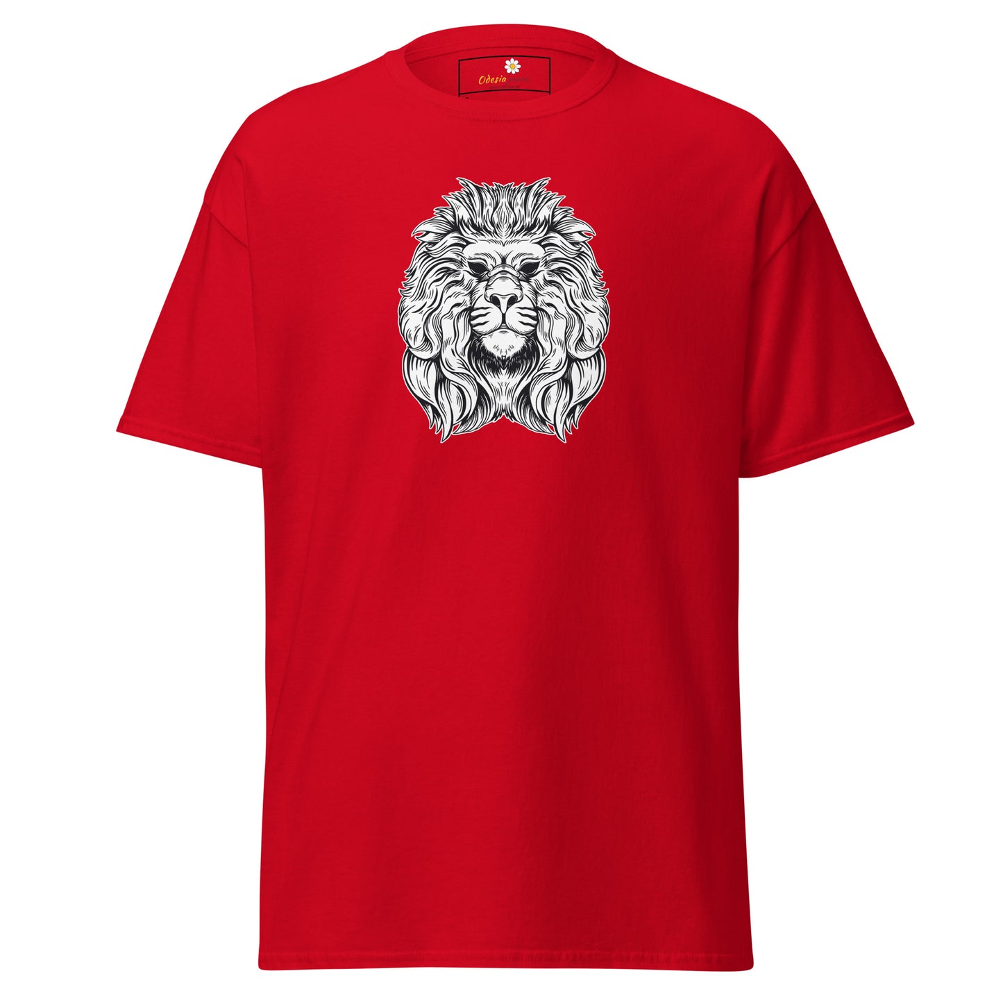 Unisex classic t-shirt - WILD LIFE LION HEAD - REGULAR