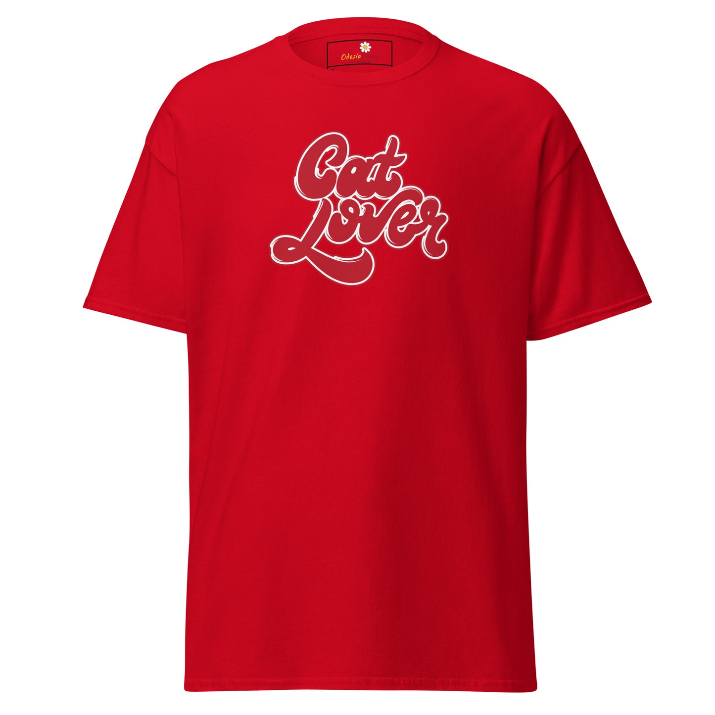 Unisex classic t-shirt - ANIMALS TEXT CAT LOVER - REGULAR