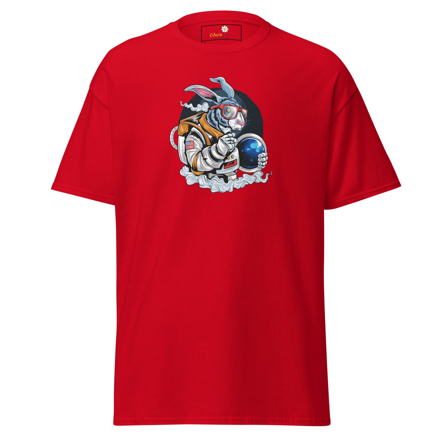 T-shirt classique unisexe - LAPIN ASTRONAUTE - RÉGULIER