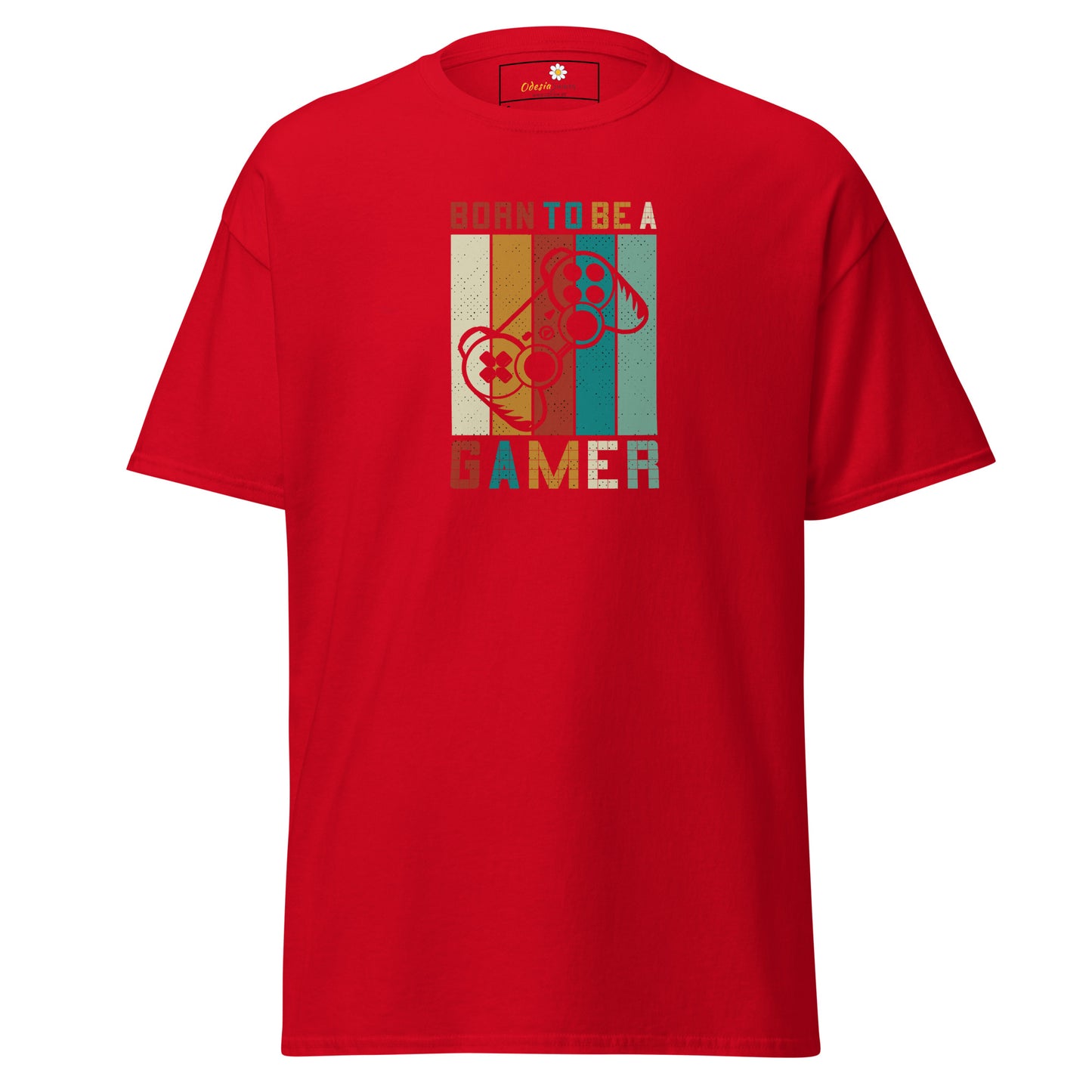 T-shirt classique unisexe - GAMERS BORN TO BE A GAMER - REGULAR