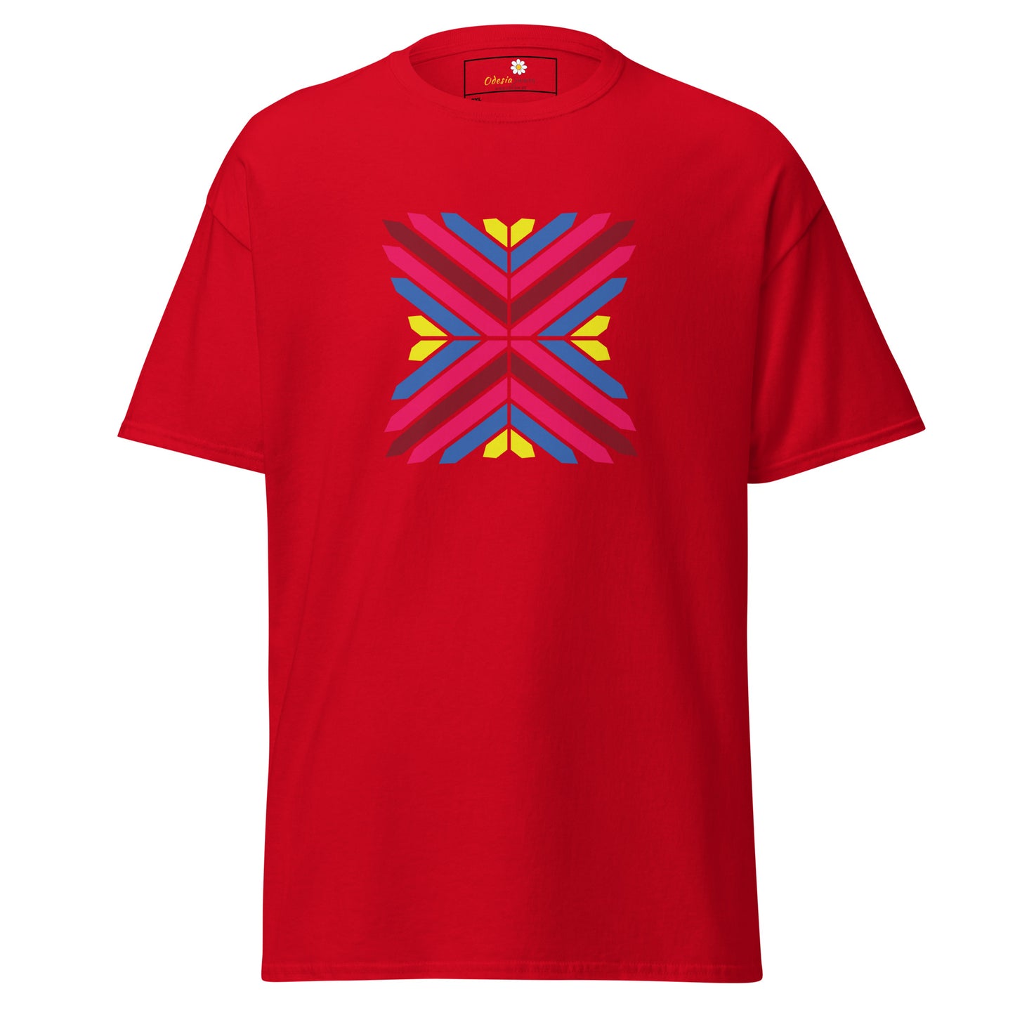 Unisex classic t-shirt - ABSTRACT TRIANGLES - BIG
