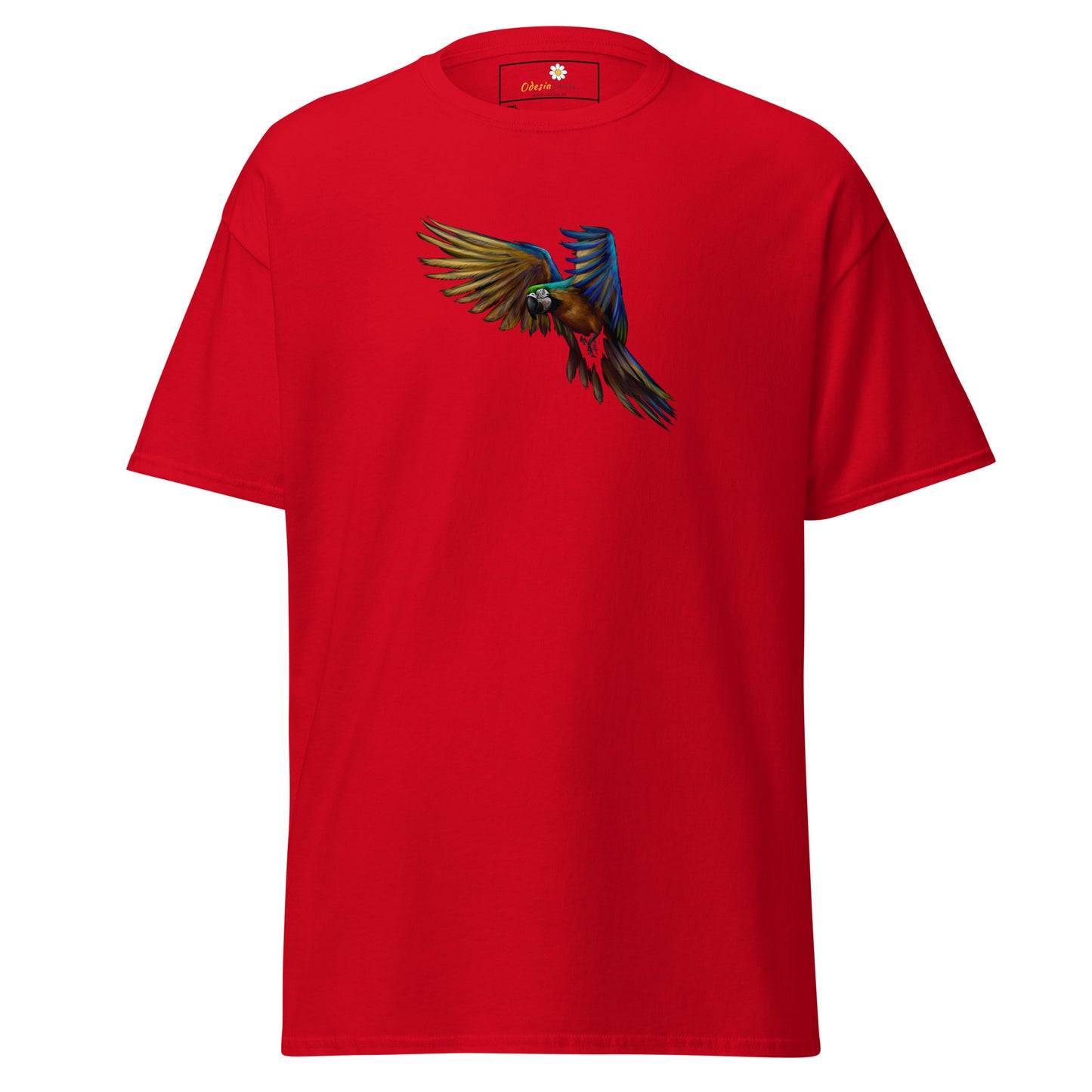 Heren klassiek t-shirt - WILDLIFE PARROT - GROOT