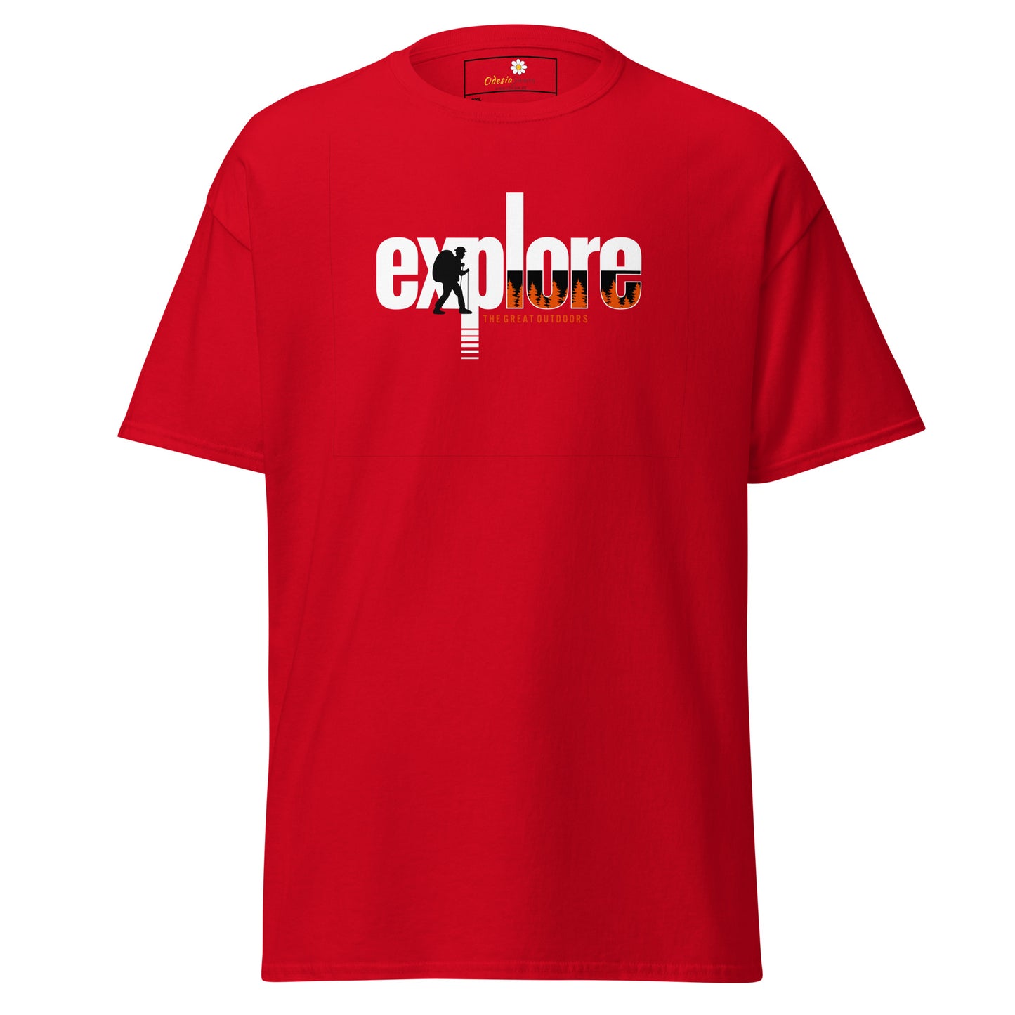 Unisex classic t-shirt - ADVENTURE EXPLORE - BIG