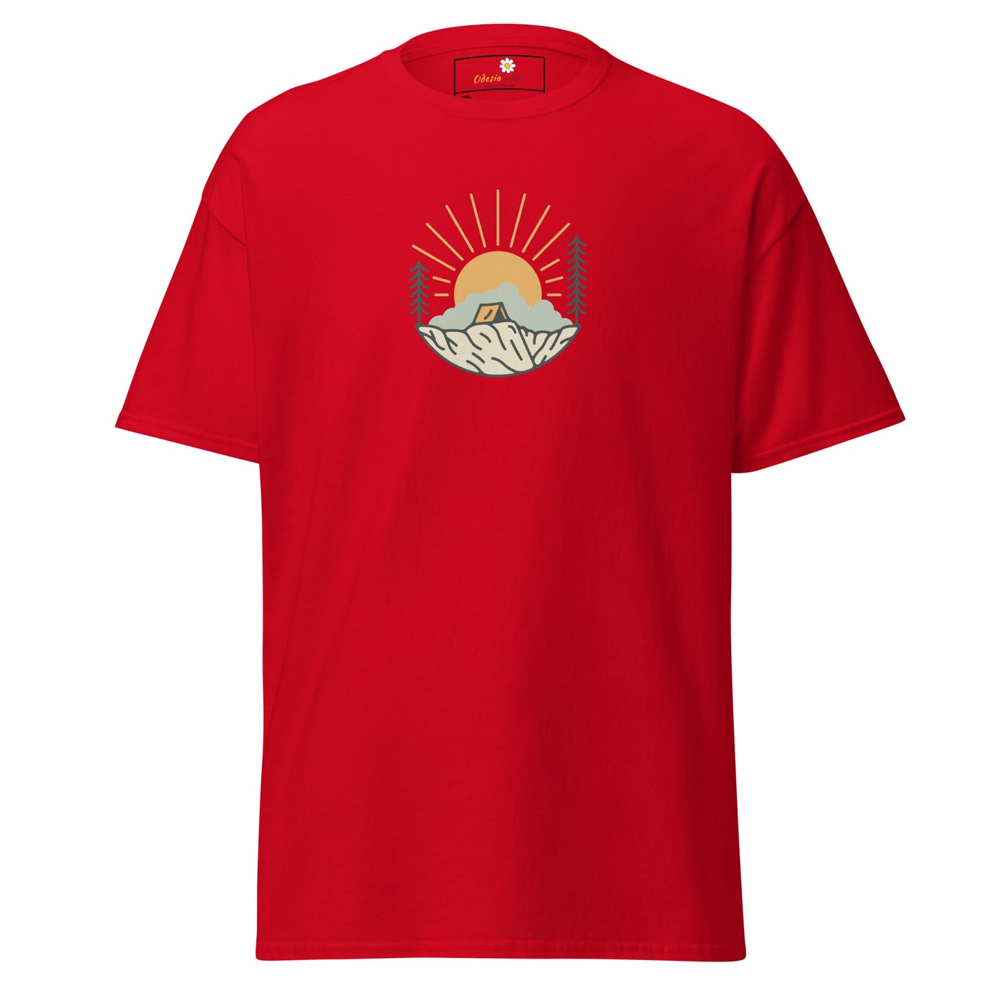 Unisex classic t-shirt - ADVENTURE SUNNY CIRCLE - BIG