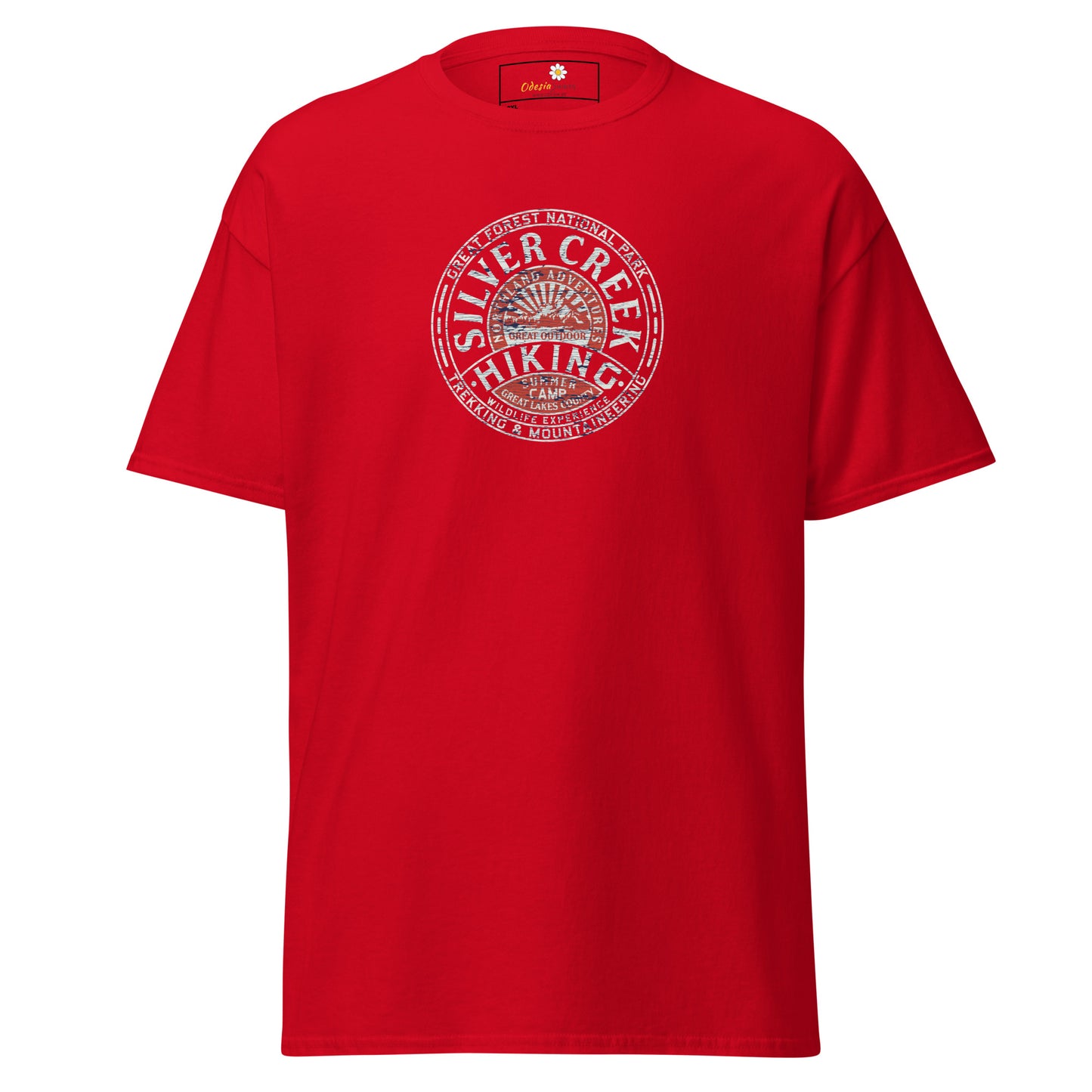 Unisex classic t-shirt - ADVENTURE SILVER CREEK HIKING - BIG