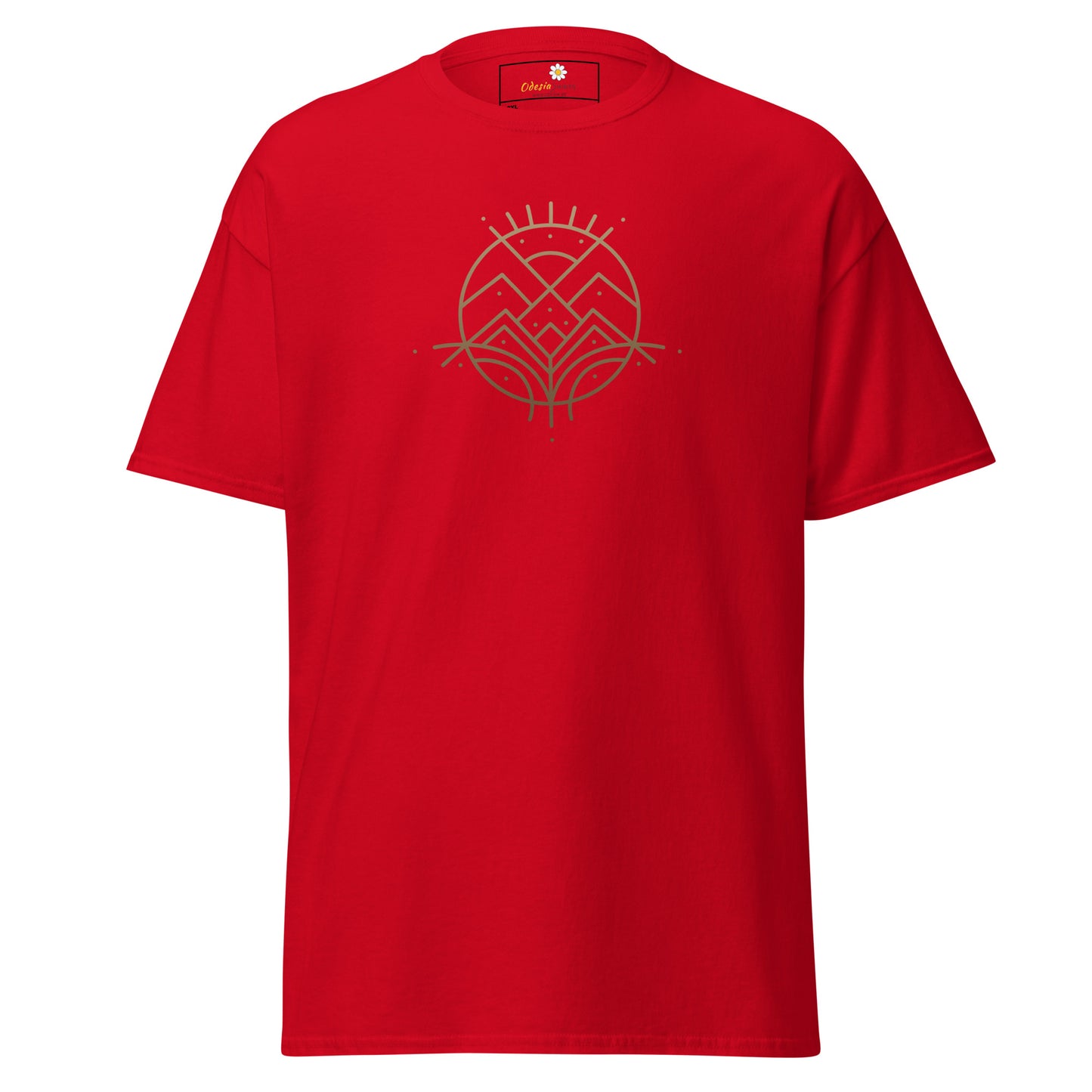 Unisex classic t-shirt - ABSTRACT LANDSCAPE - BIG