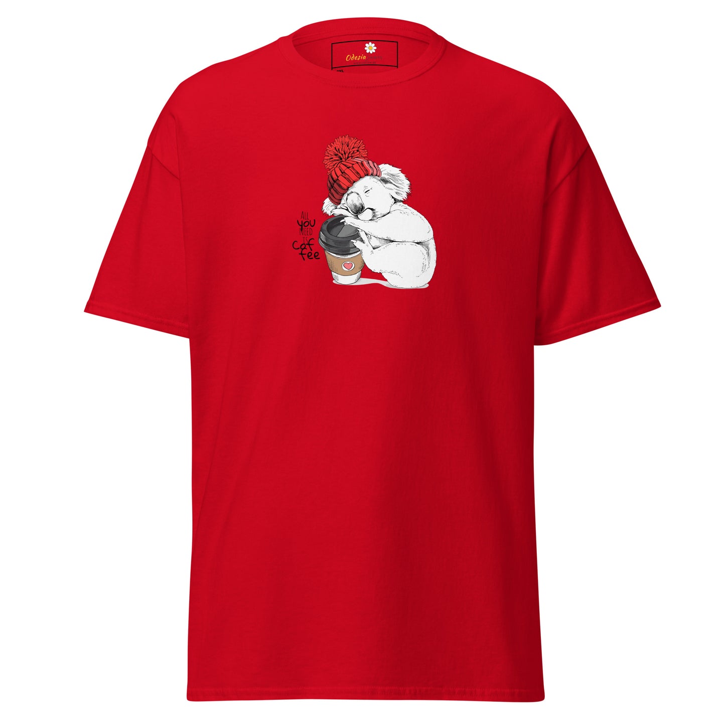 Klassiek heren t-shirt - WILDLIFE FUN KOALA - GROOT
