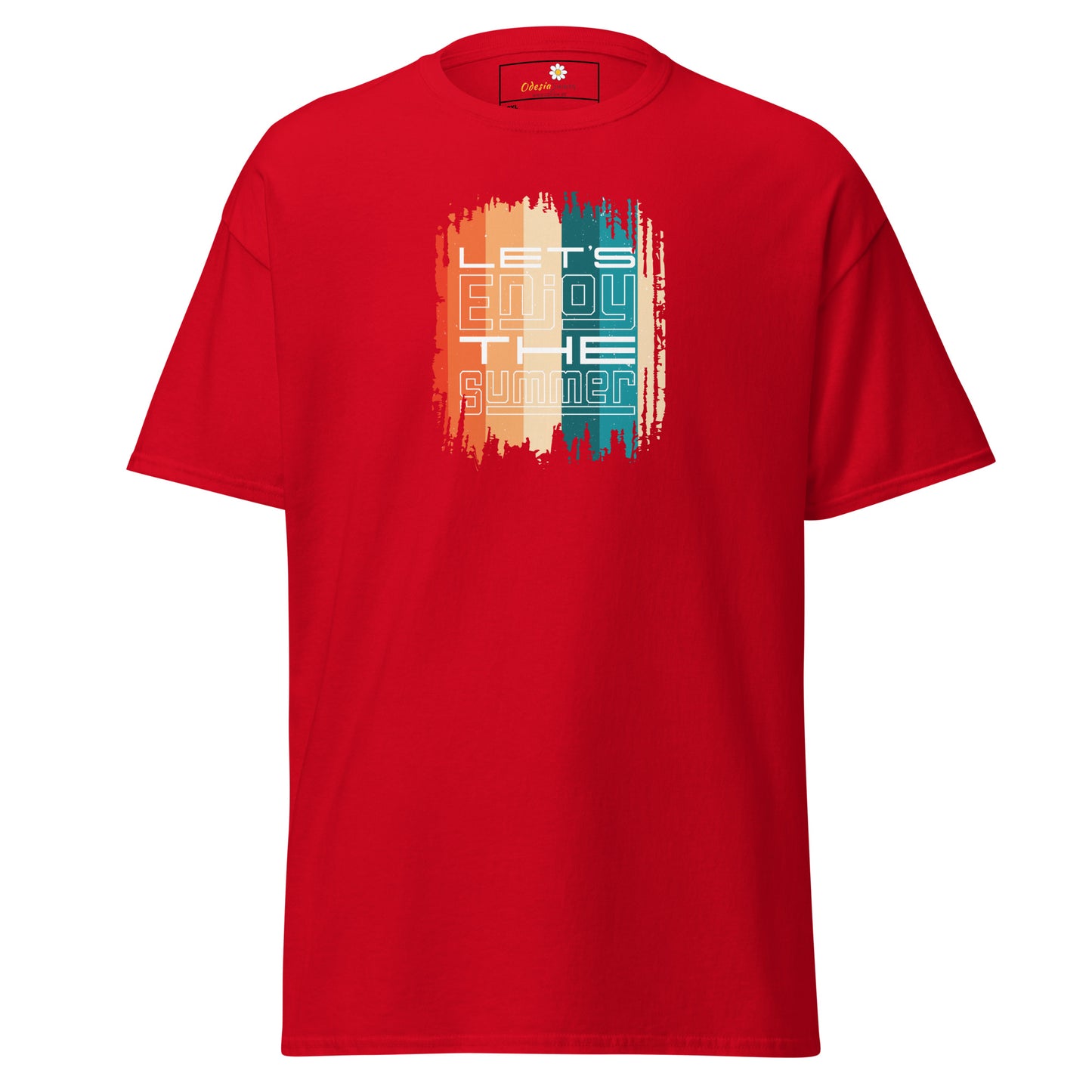 T-shirt classique pour homme - SUMMER LETS ENJOY - BIG