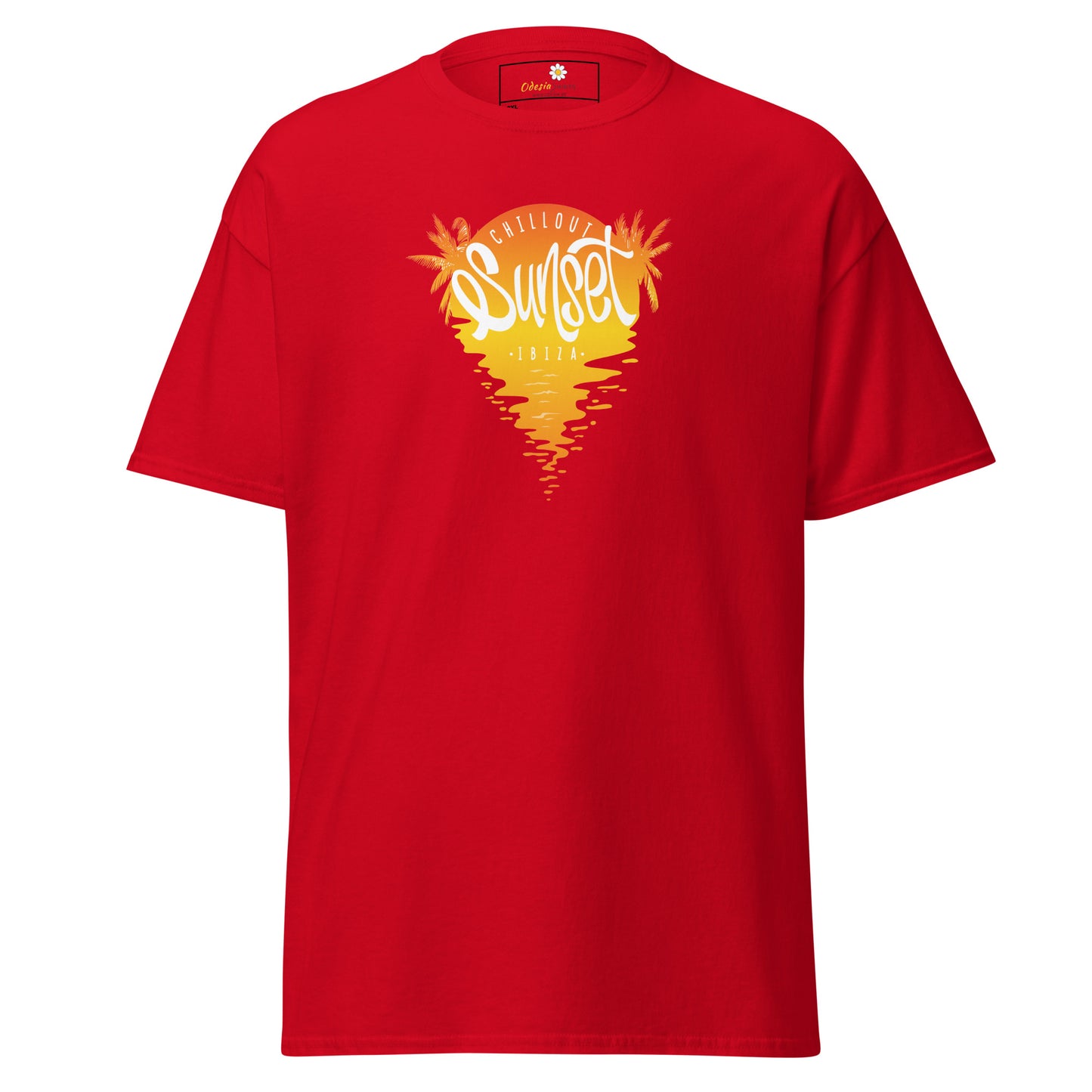 T-shirt classique pour homme - SUMMER IBIZA SUNSET - BIG
