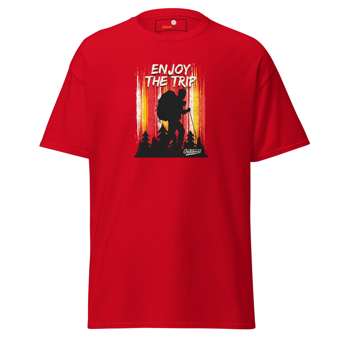 Unisex classic t-shirt - ADVENTURE ENJOY THE TRIP - BIG