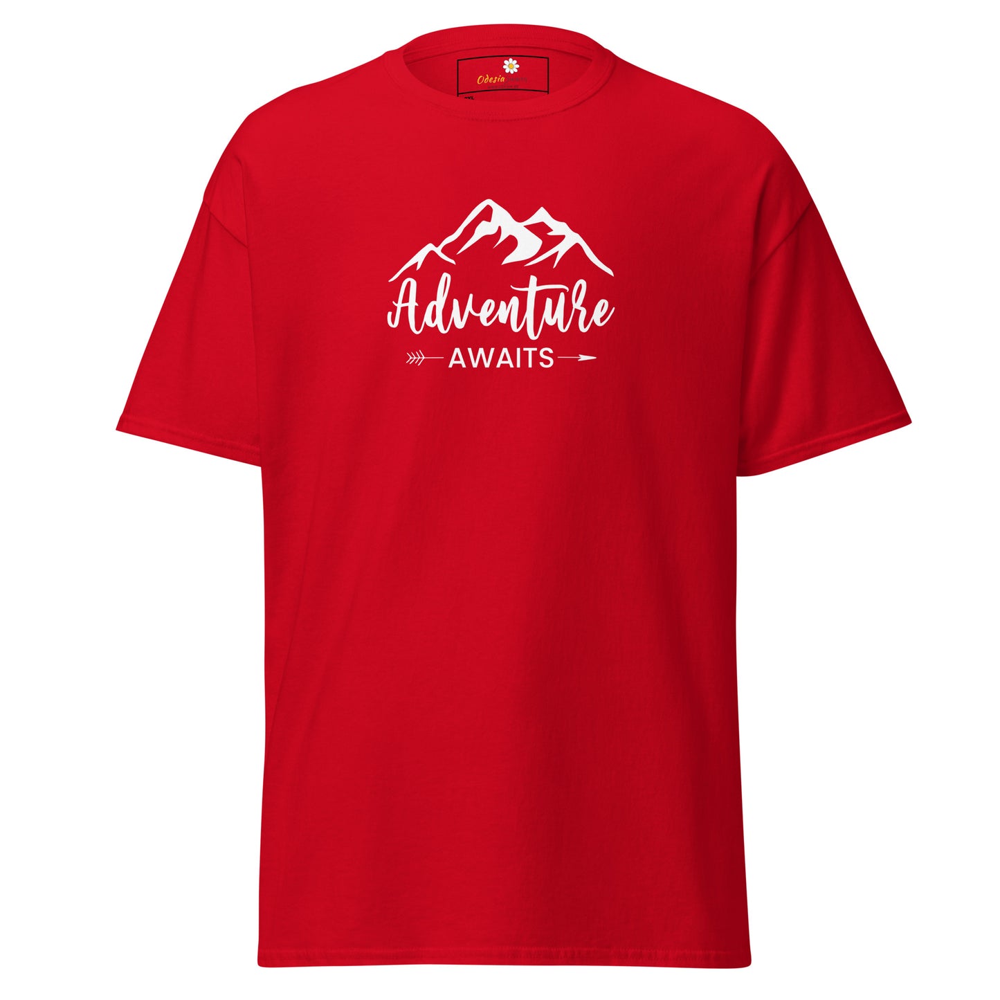 Unisex classic t-shirt - ADVENTURE NATURE AWAITS - BIG