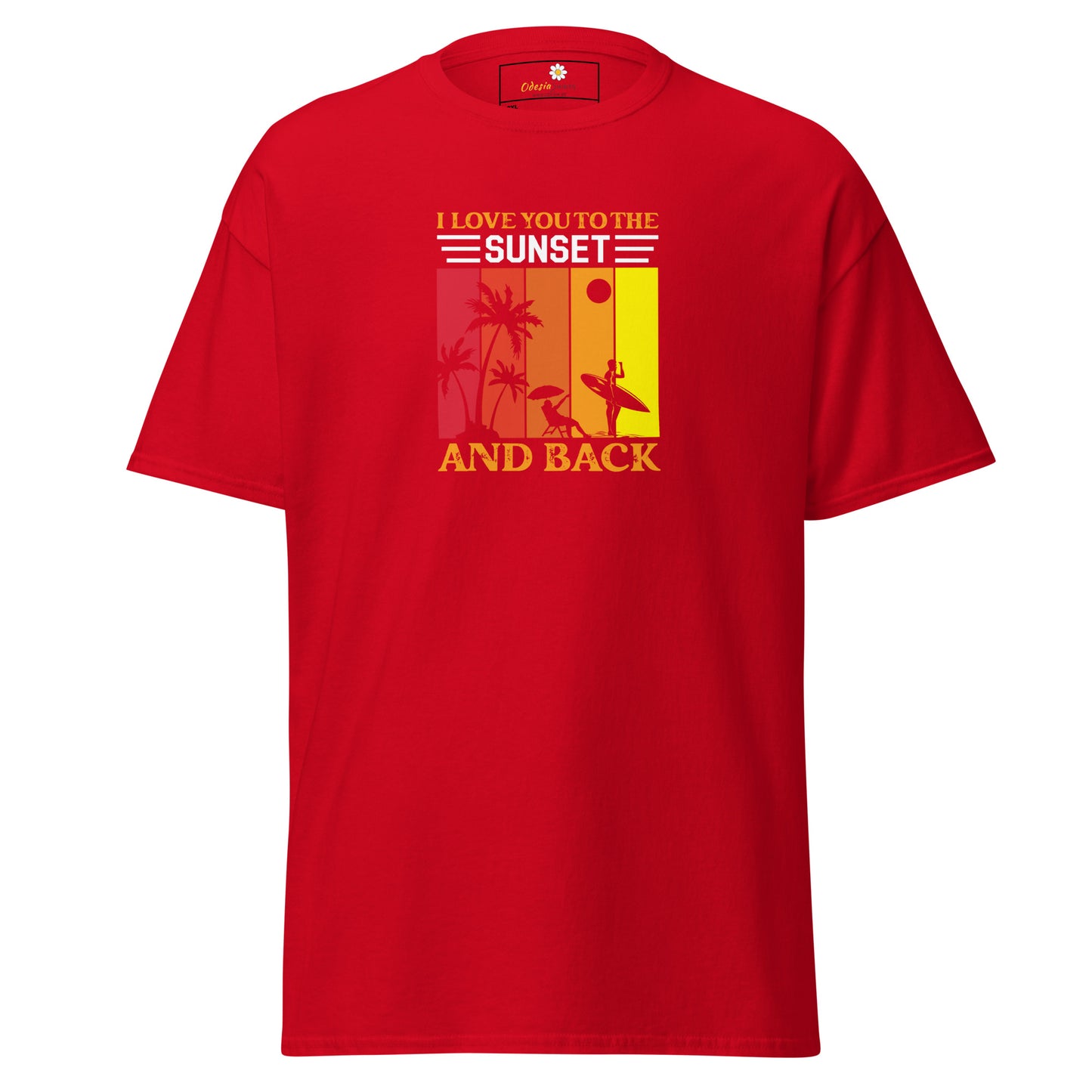 T-shirt classique pour homme - SUMMER LOVE SUNSET - BIG