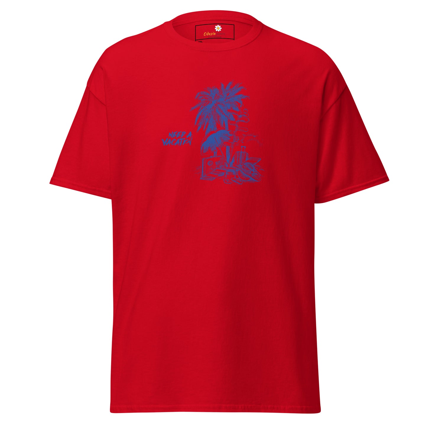 T-shirt classique pour homme - SUMMER NEED A VACATION - BIG