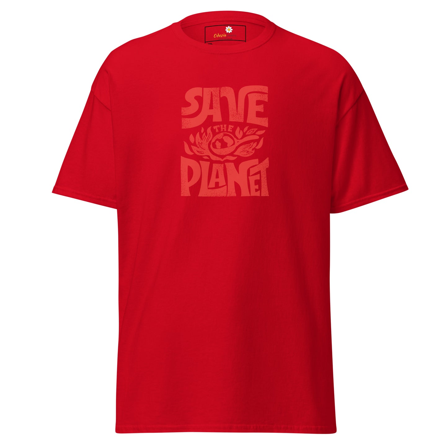 Unisex classic t-shirt - ECOLOGY SAVE THE PLANET - BIG