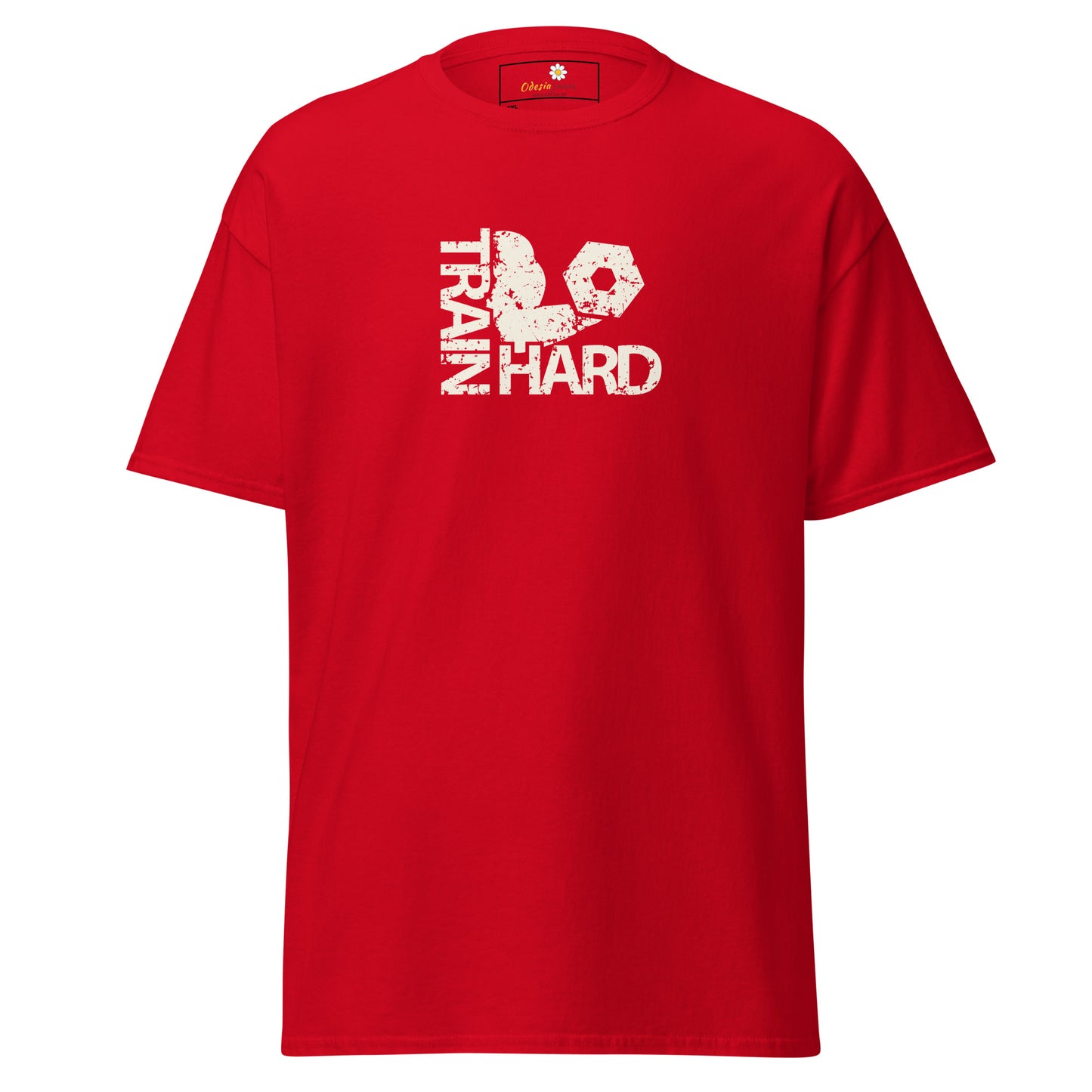 Unisex classic t-shirt - SPORT TRAIN HARD - BIG
