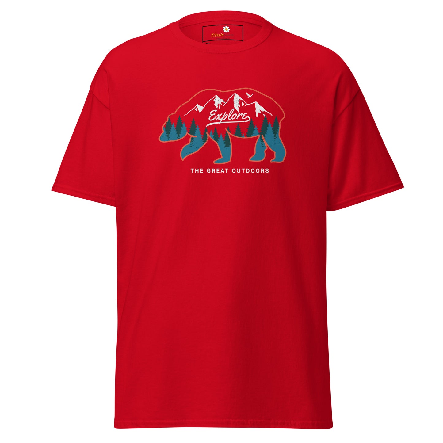 Unisex classic t-shirt - ADVENTURE GREAT OUTDOORS - BIG