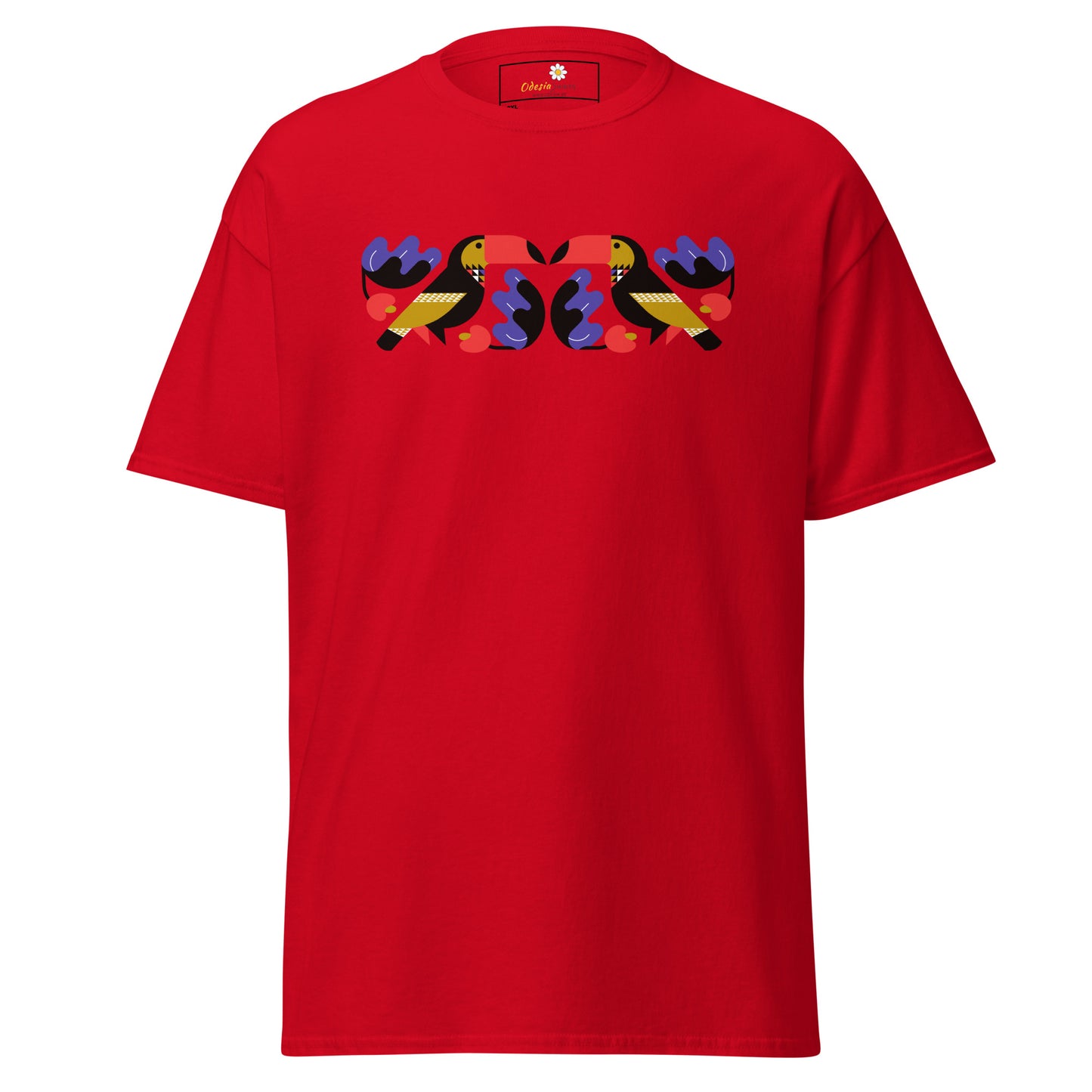 T-shirt classique pour homme - WILDLIFE ABSTRACT TOUCAN MIRROR - BIG