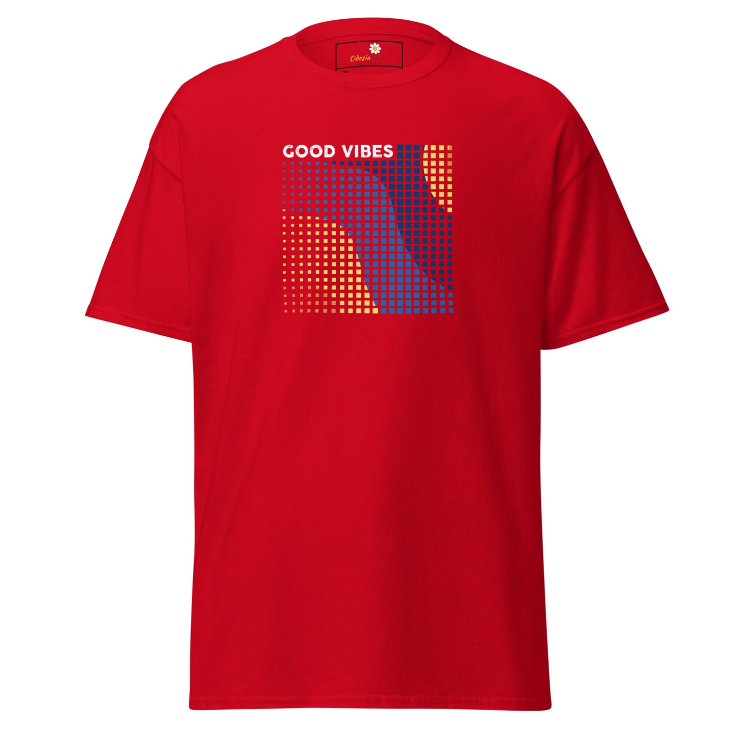 Unisex classic t-shirt - ABSTRACT GOOD VIBES - BIG