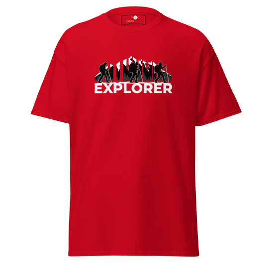 Unisex classic t-shirt - ADVENTURE OUTDOORS EXPLORER - BIG