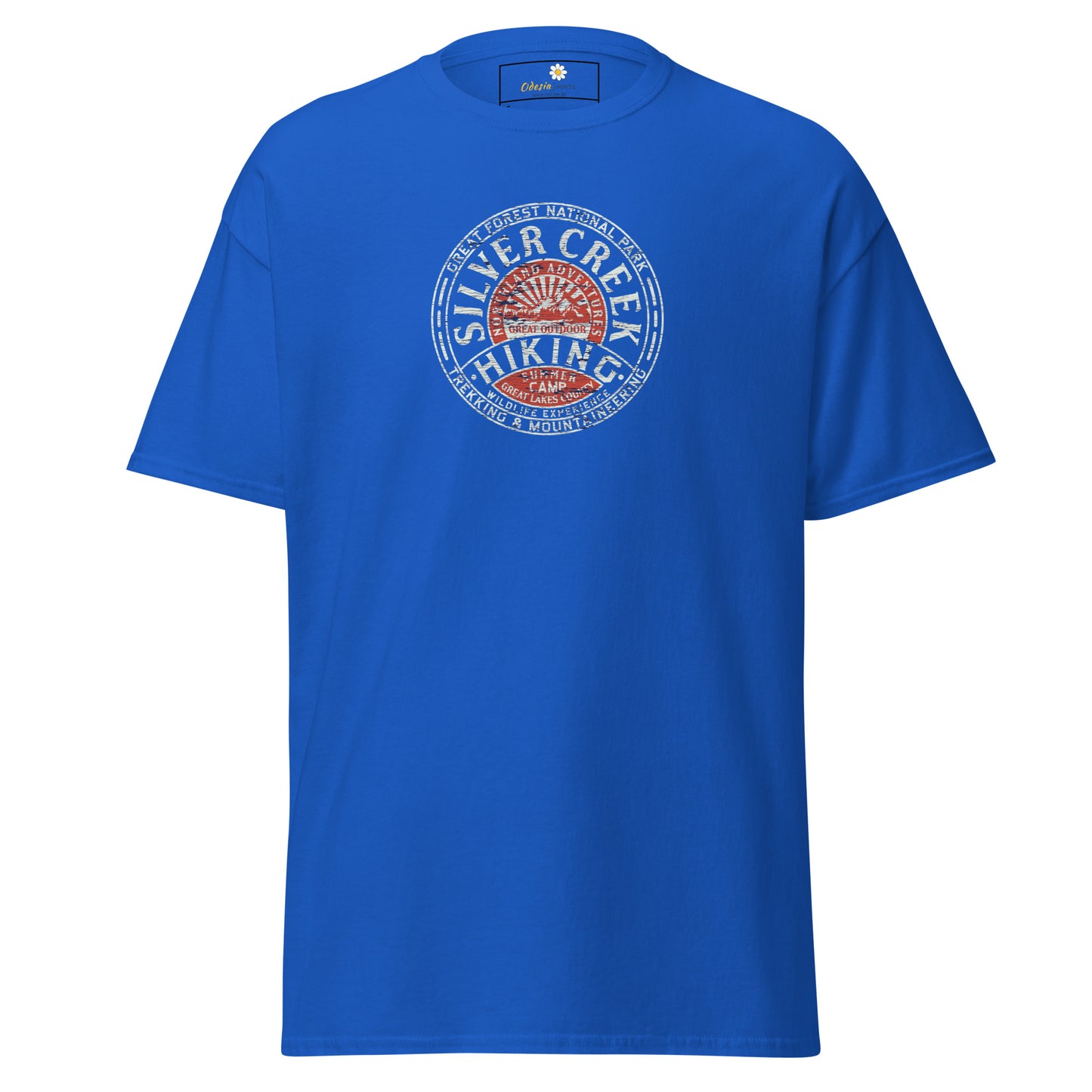 Heren klassiek T-shirt - ADVENTURE SILVER CREEK HIKING - REGULAR