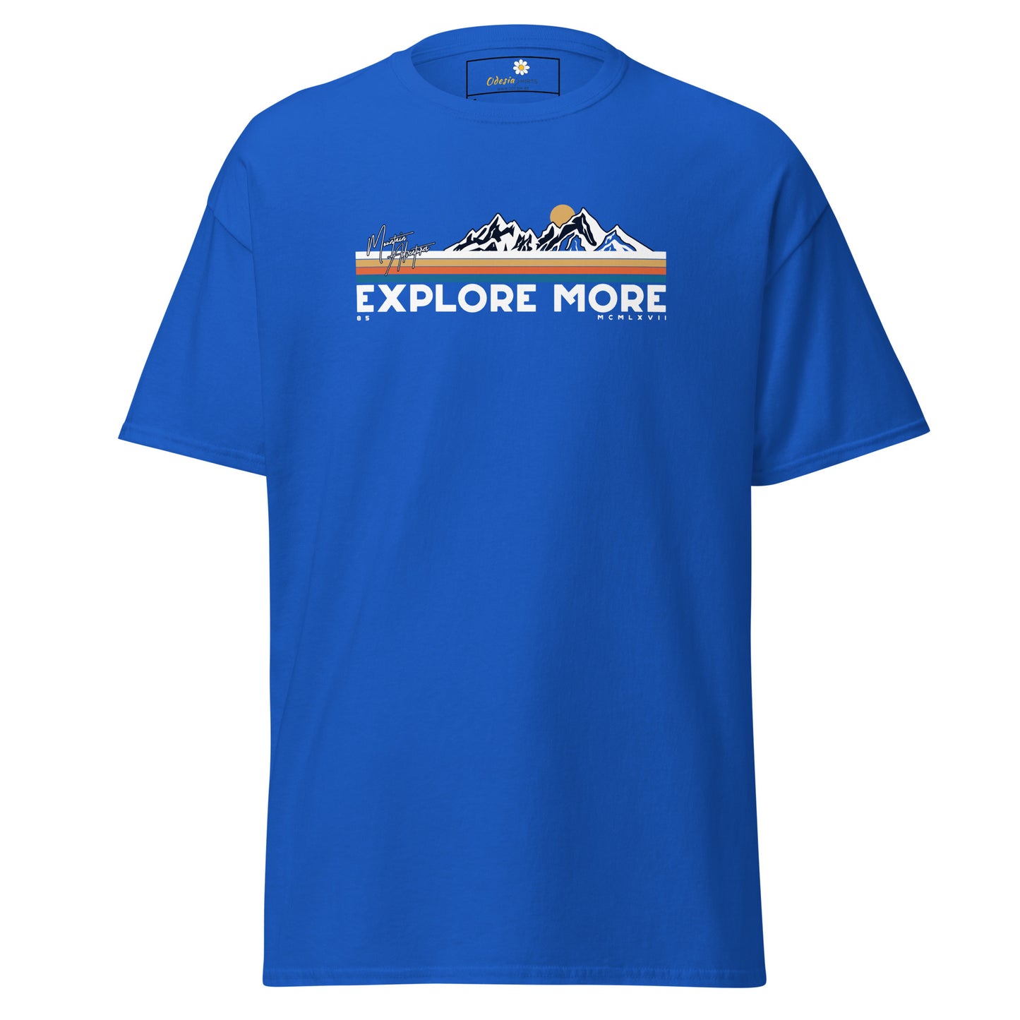 Unisex classic t-shirt - ADVENTURE EXPLORE MORE - REGULAR