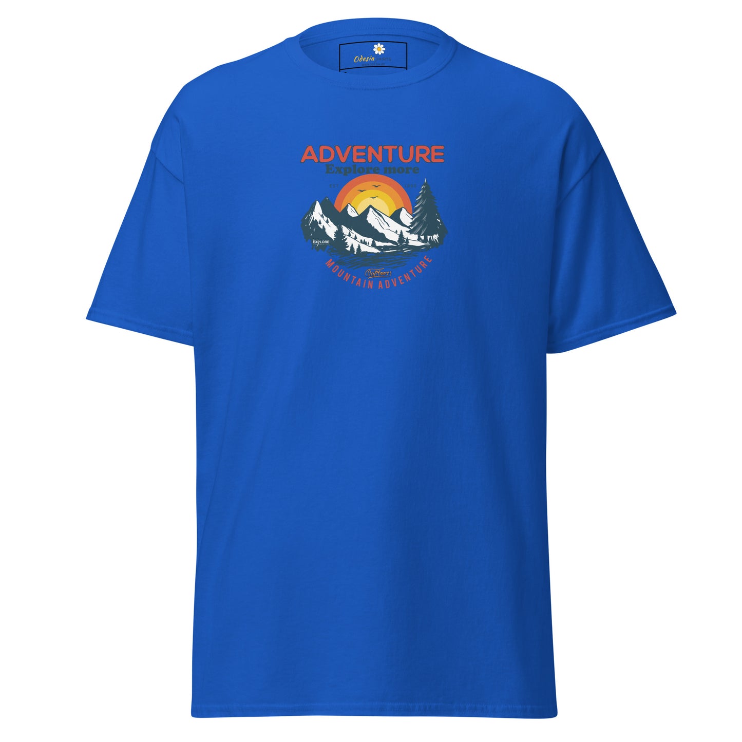 Unisex classic t-shirt - ADVENTURE EXPLORE MORE - REGULAR