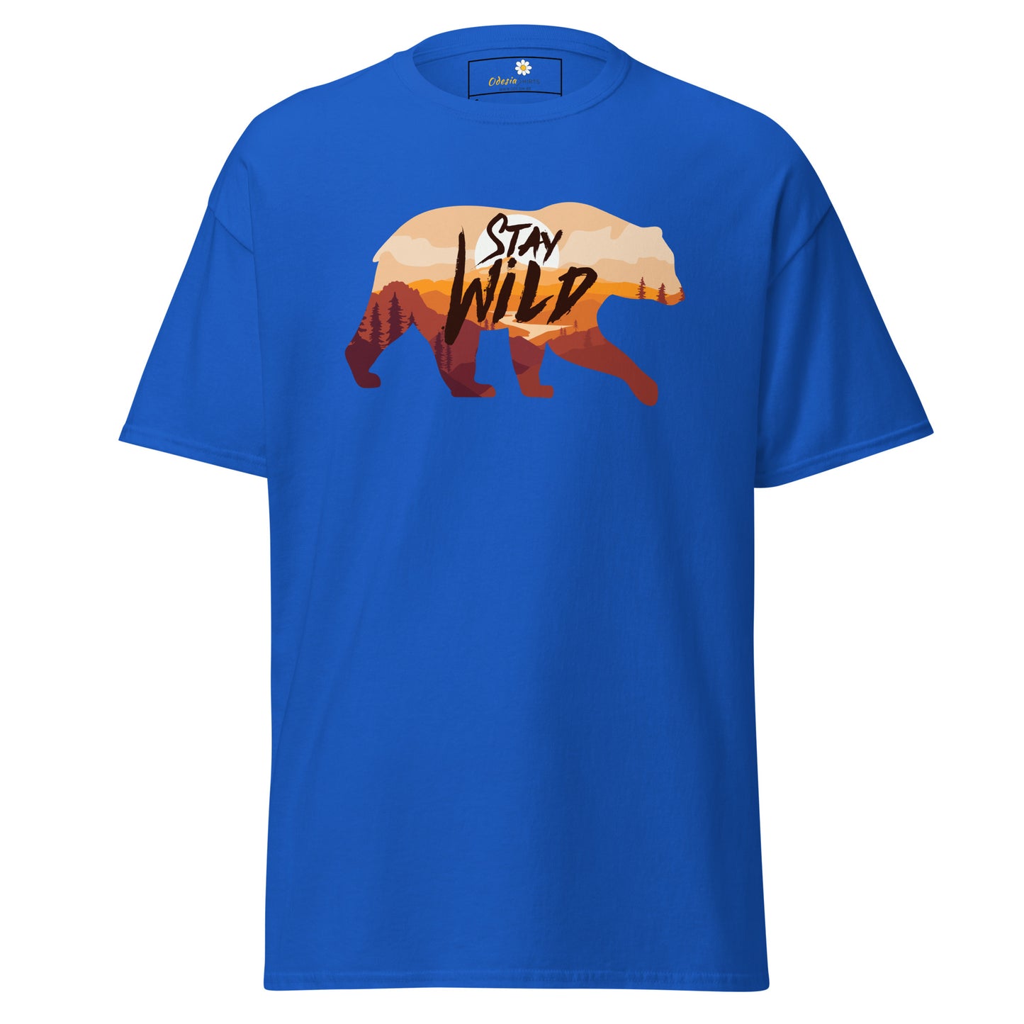 Unisex classic t-shirt - ADVENTURE WILD LIFE STAY WILD - REGULAR