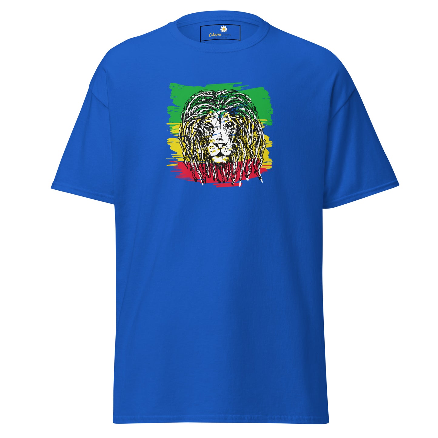 Unisex classic t-shirt - WILD LIFE MUSIC LION REGGAE - REGULAR