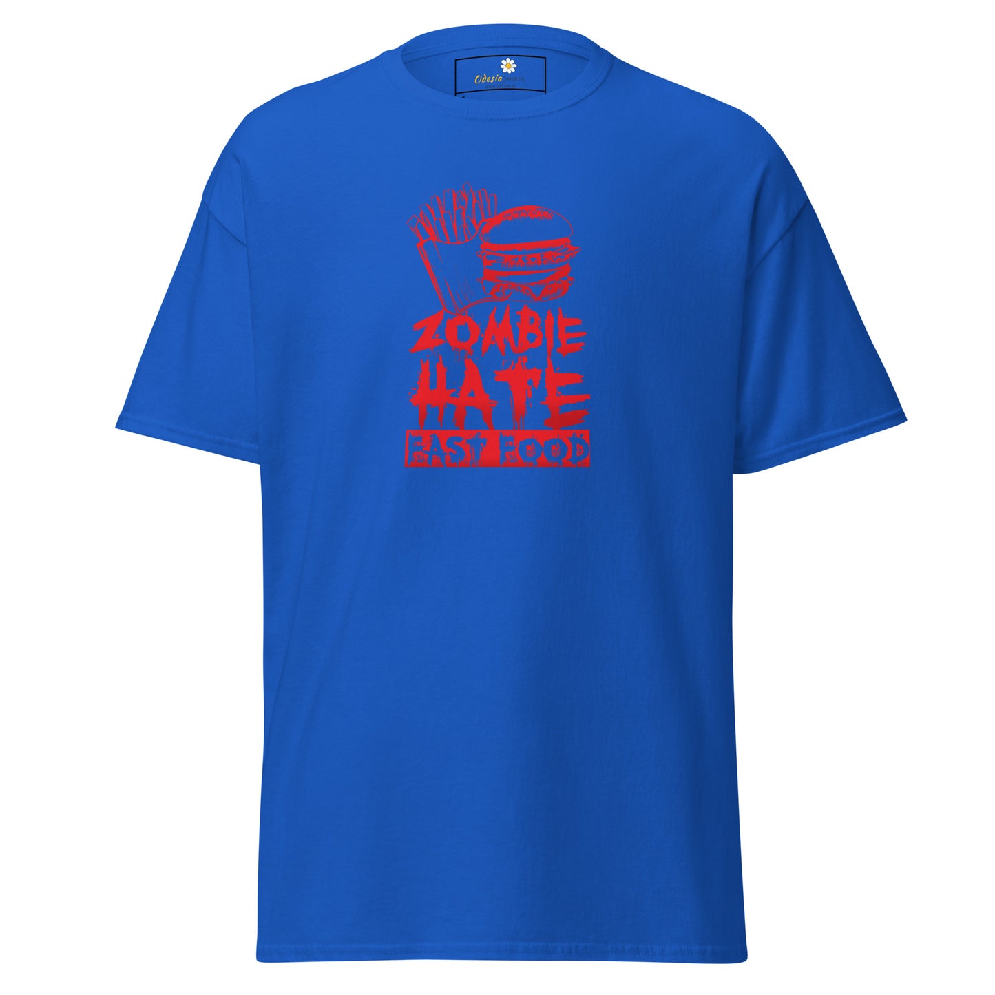 Unisex classic t-shirt - SPOOKIE ZOMBIE HATE FASTFOOD - REGULAR