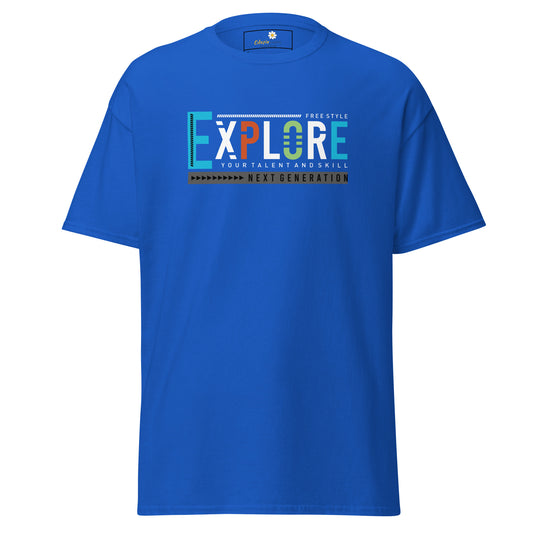 Unisex classic t-shirt - ADVENTURE EXPLORE FREESTYLE - REGULAR