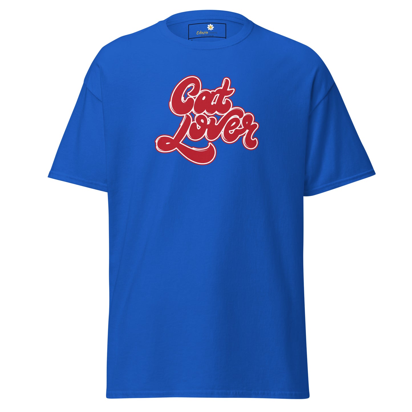 Unisex classic t-shirt - ANIMALS TEXT CAT LOVER - REGULAR