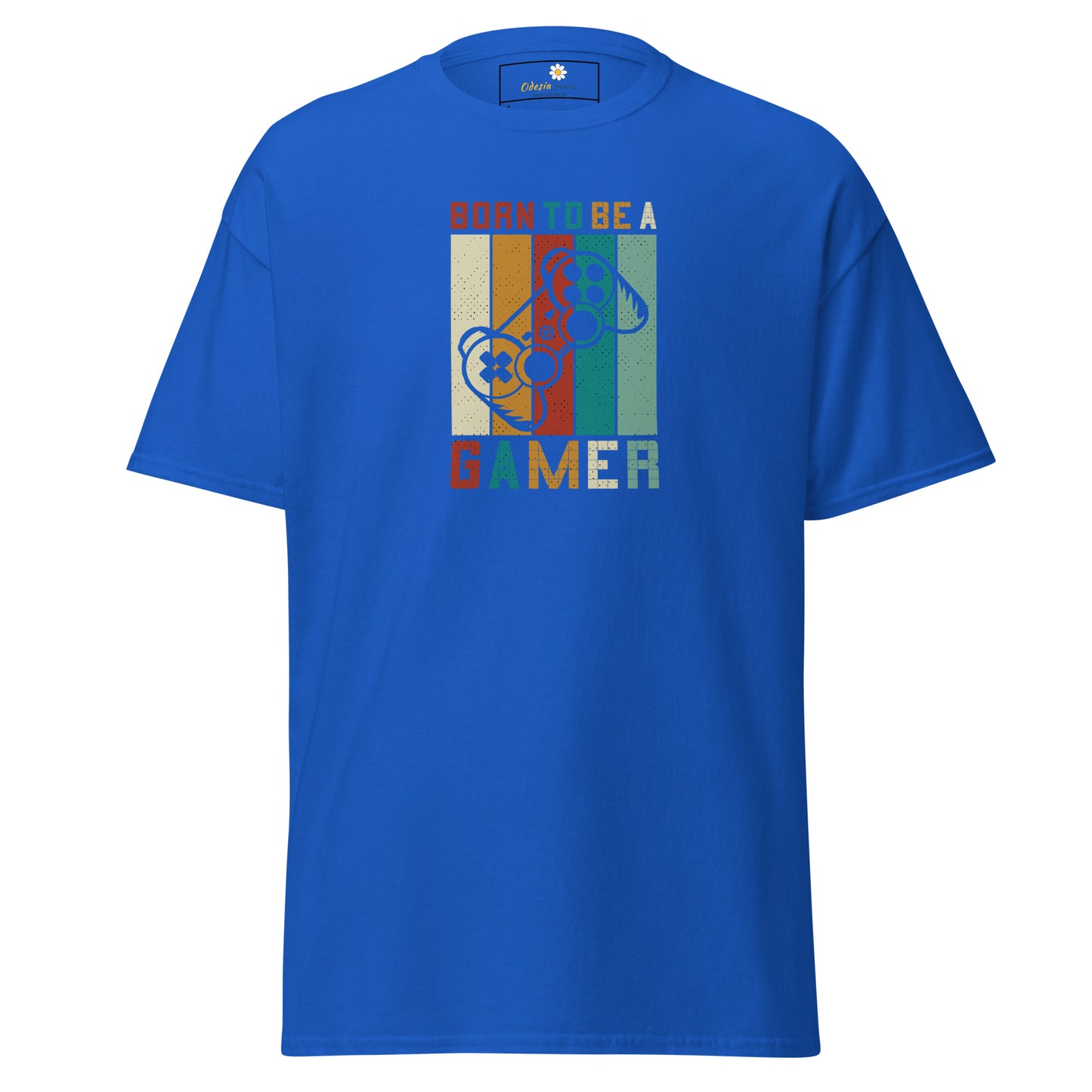 T-shirt classique unisexe - GAMERS BORN TO BE A GAMER - REGULAR