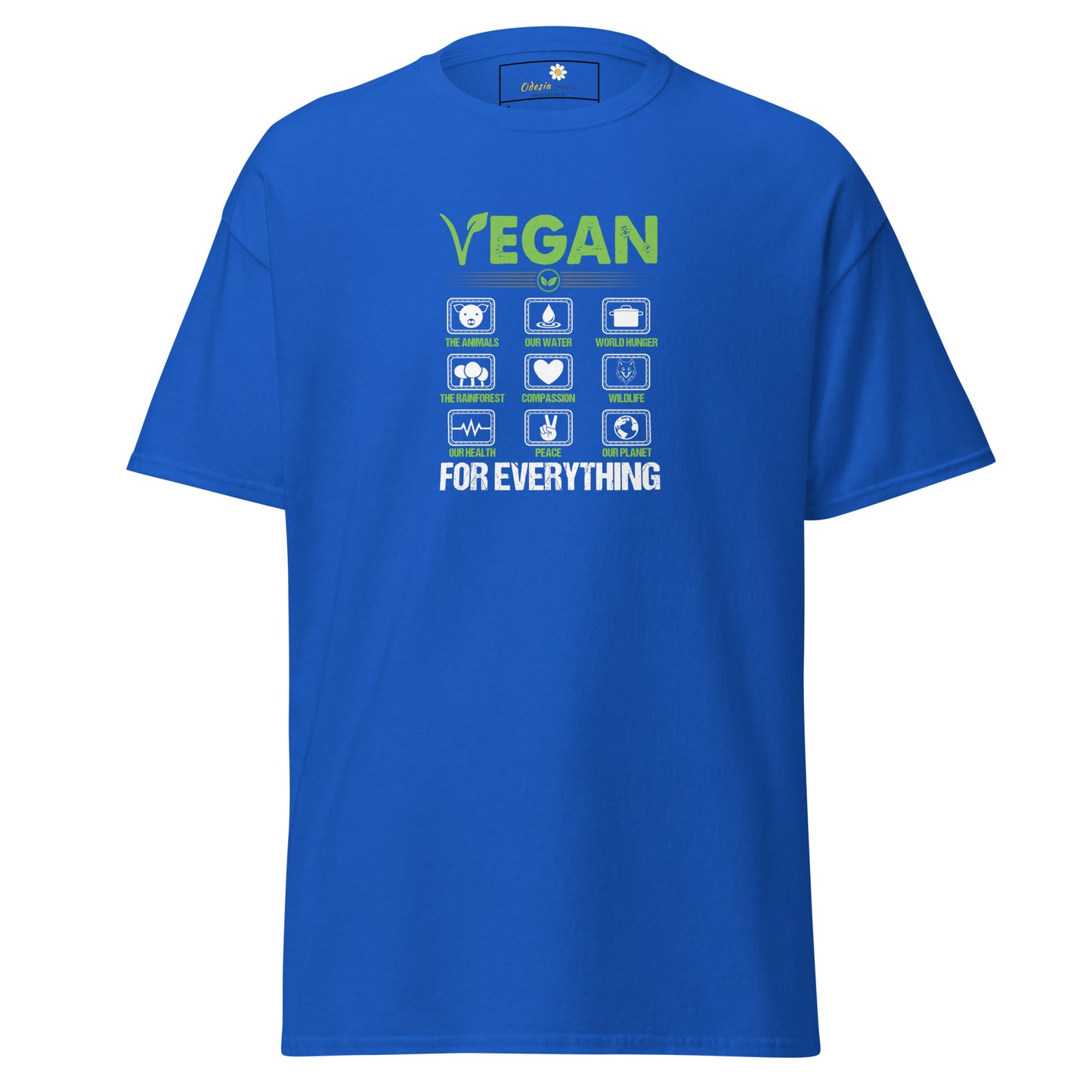 Unisex classic t-shirt - VEGAN FOR EVERYTHING - REGULAR