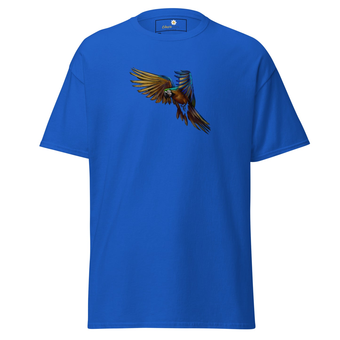 Heren klassiek t-shirt - WILDLIFE PARROT - GROOT
