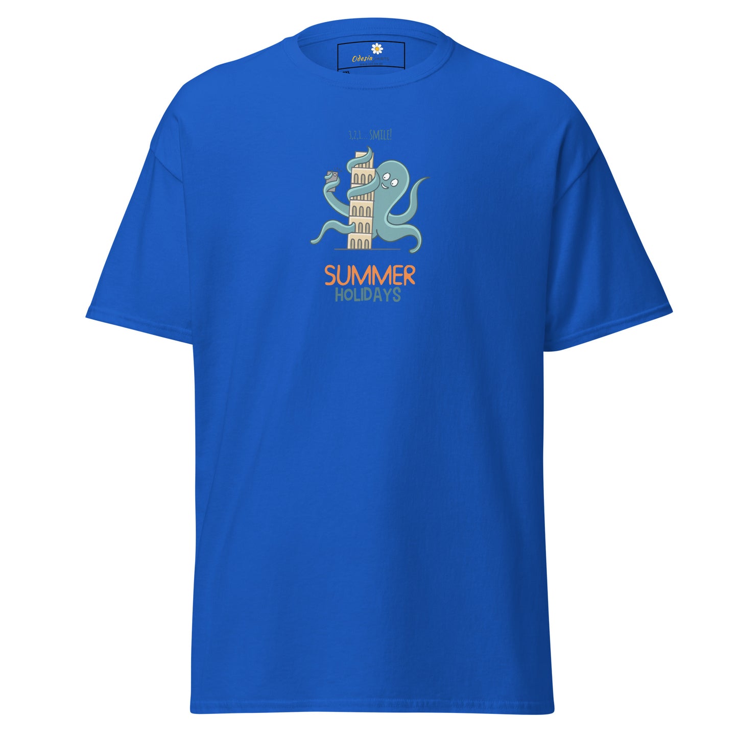 Heren klassiek t-shirt - ZOMERPLEZIERVAKANTIES - GROOT