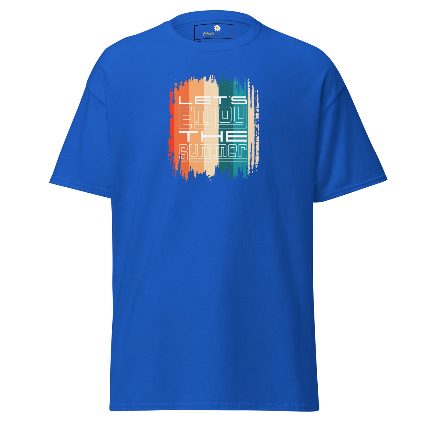 T-shirt classique pour homme - SUMMER LETS ENJOY - BIG