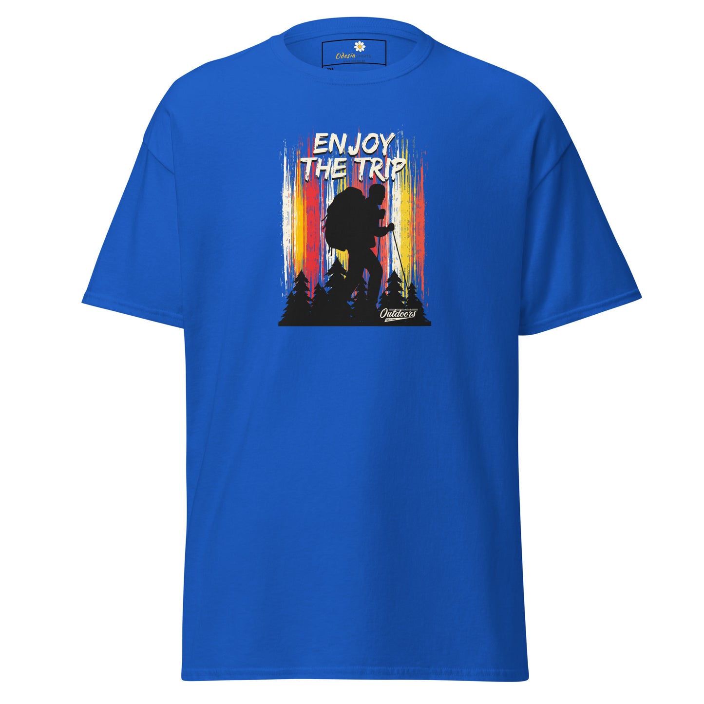 Unisex classic t-shirt - ADVENTURE ENJOY THE TRIP - BIG